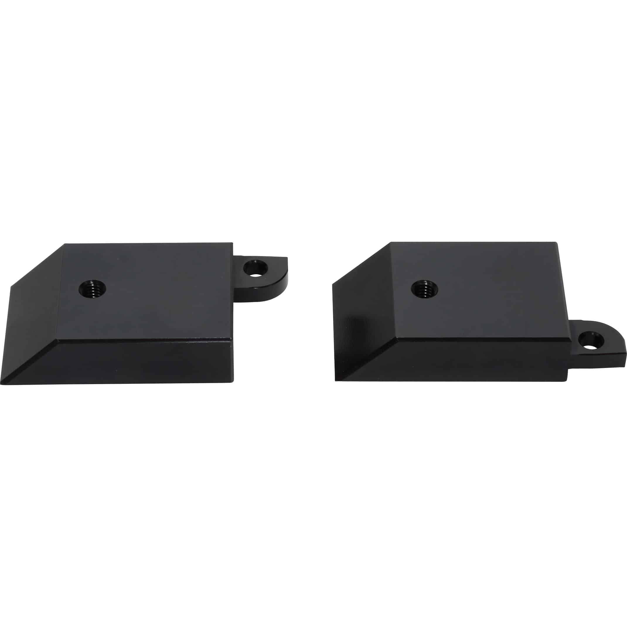 Highsider RS1 Universal-Lampenhalterpaar Alu ohne Schellen schwarz - Motorradteile & Ersatzteile - Beleuchtung