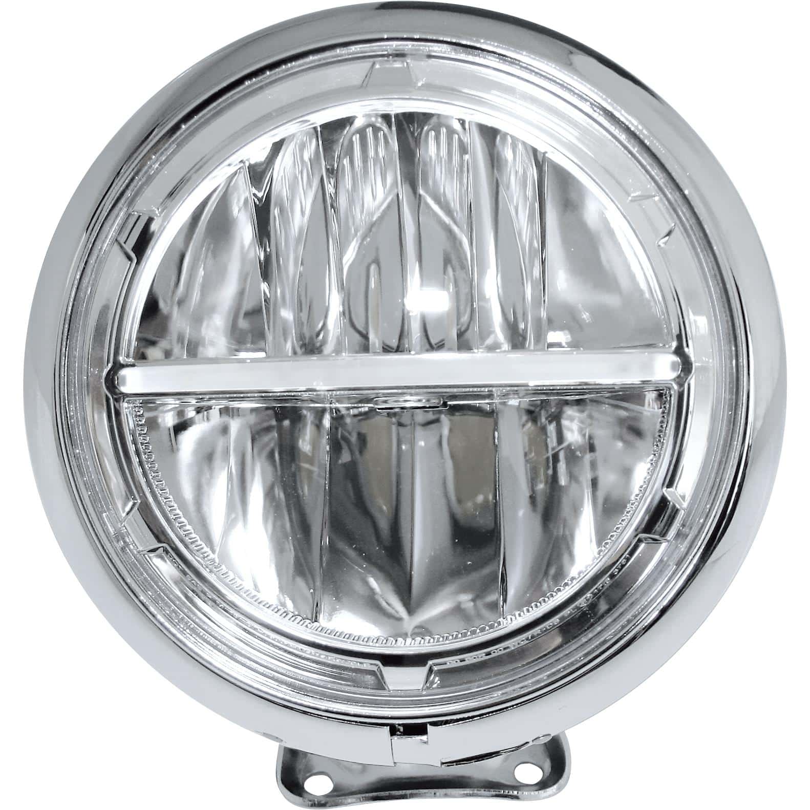 Highsider Voyage LED Hauptscheinwerfer 205 mm Harley chrom - Motorradteile & Ersatzteile - Beleuchtung