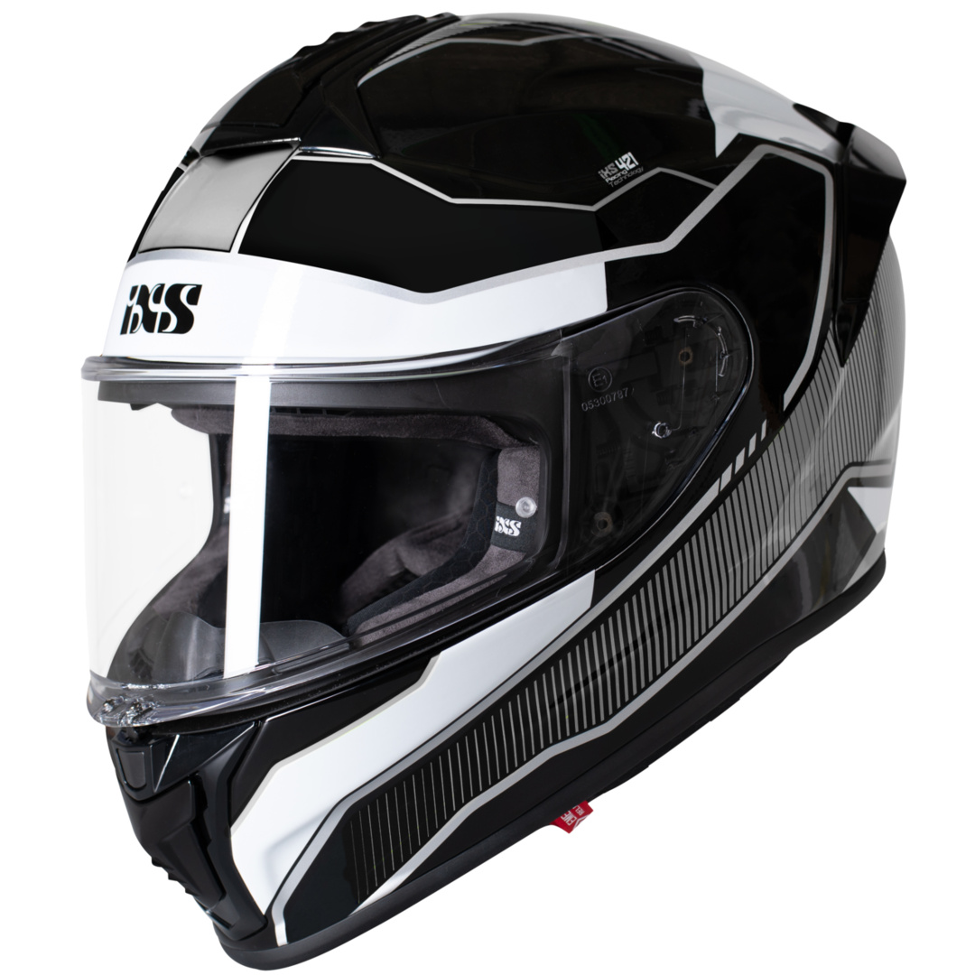 IXS Integralhelm iXS421 FG 2.1 schwarz/weiß/grau M - Helme & Brillen - Sport Helme & Brillen