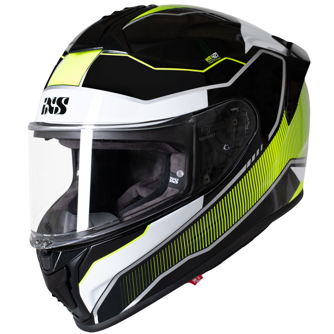 IXS Integralhelm iXS421 FG 2.1 schwarz/weiß/neongelb L - Helme & Brillen - Sport Helme & Brillen