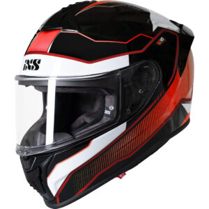 IXS Integralhelm iXS421 FG 2.1 schwraz/weiß/neonrot M - Helme & Brillen - Sport Helme & Brillen