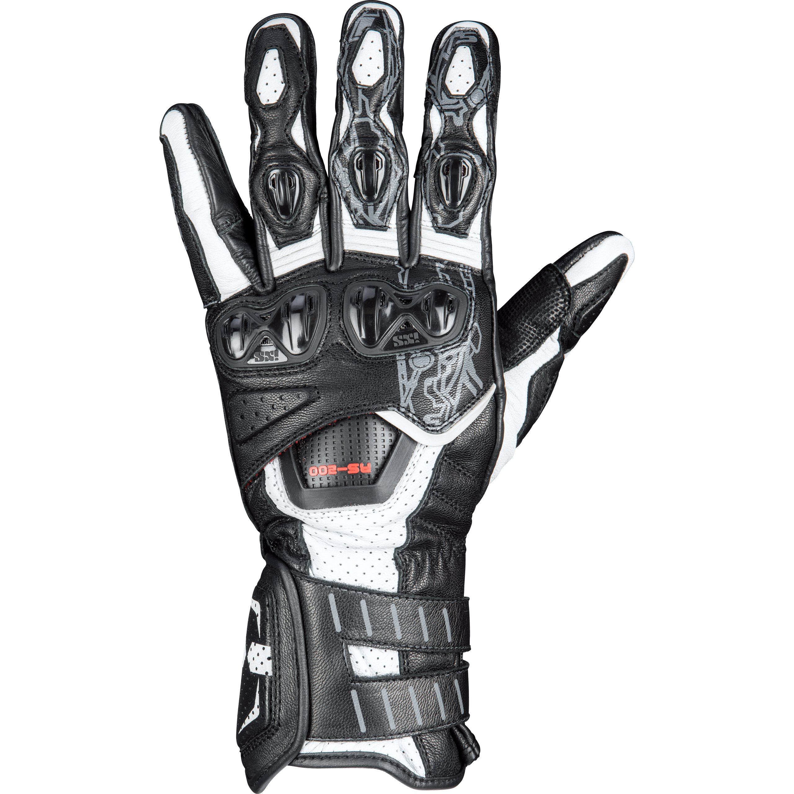 IXS RS-200 3.0 Sport Handschuh weiß L - Motorradbekleidung - Sport Motorradbekleidung