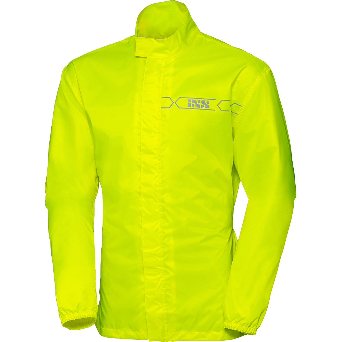 IXS Regenjacke Nimes 3.0 fluo gelb M - Motorradbekleidung - Wetterschutzkleidung