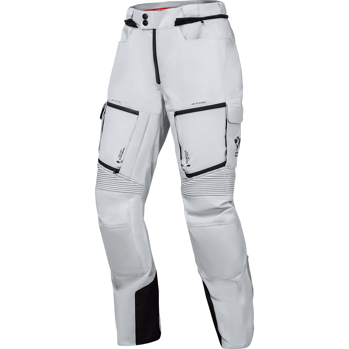 IXS Tour Montevideo Air 3.0 Textilhose grau XL - Motorradbekleidung - Touring Motorradbekleidung