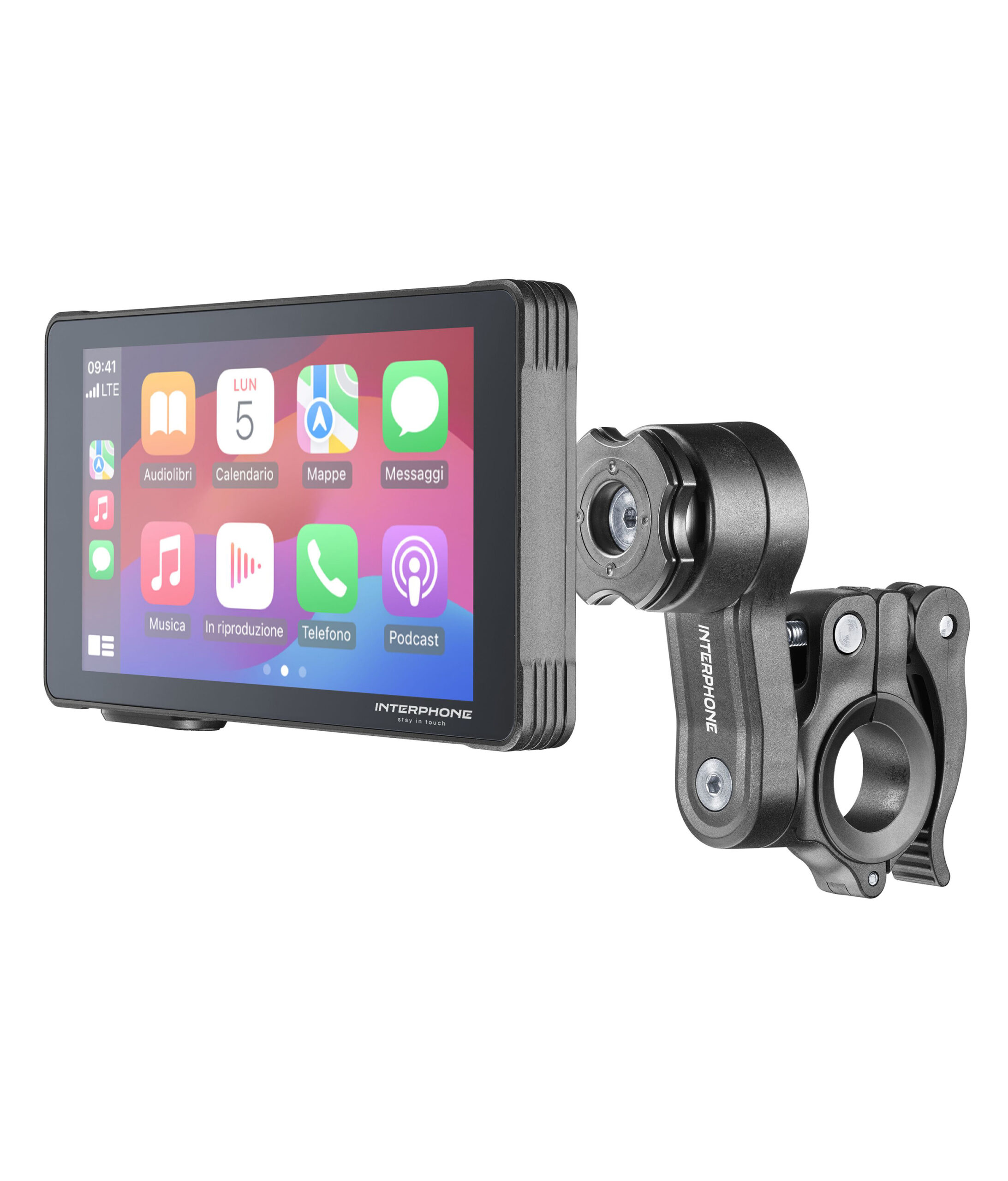 Interphone Ridesync Android Auto/ Apple Carplay kabellos Bildschirm 5