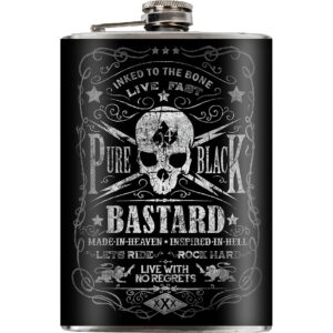 Jack's Inn 54 Flachmann "Bastard" - Motorradzubehör - Geschenkideen
