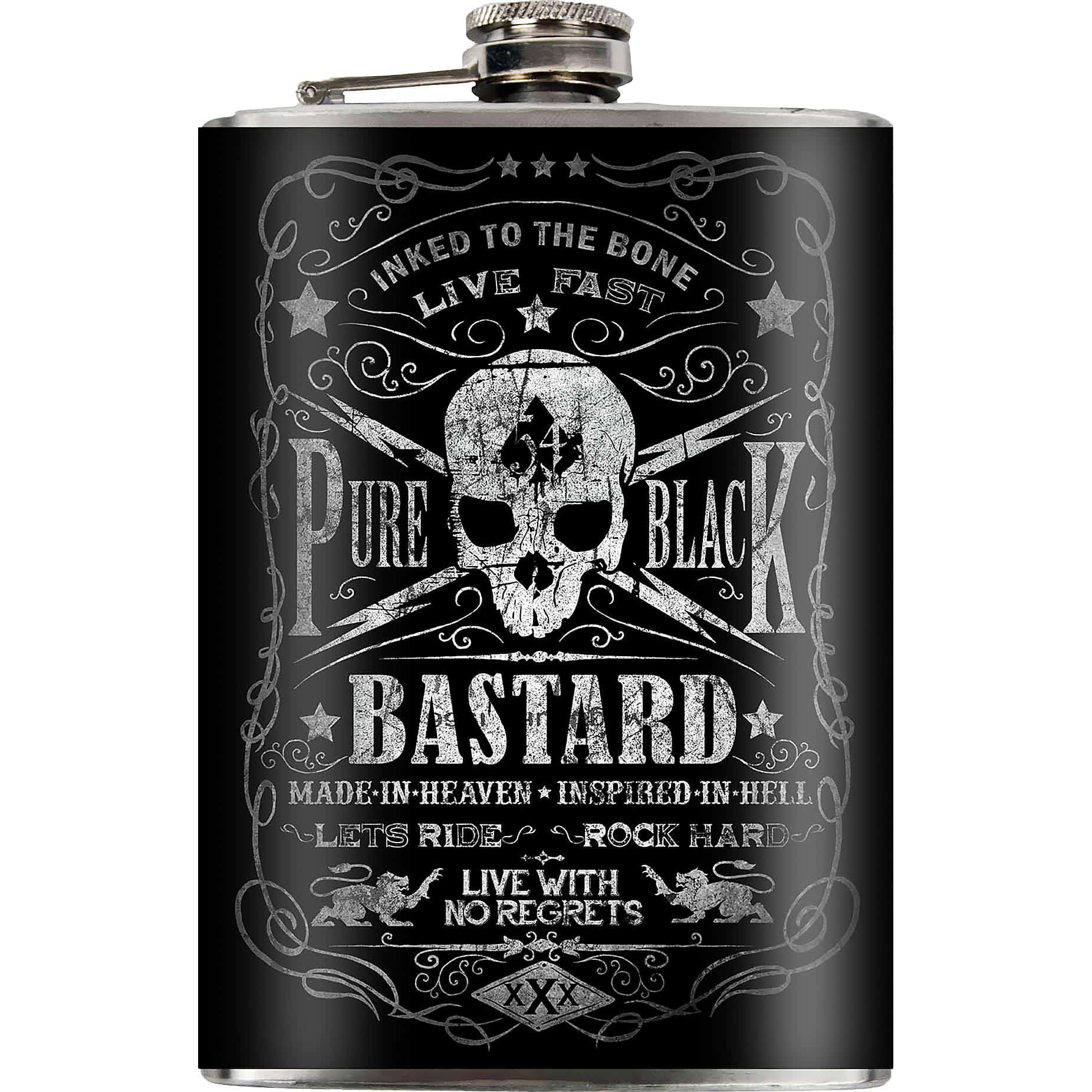 Jack's Inn 54 Flachmann "Bastard" - Motorradzubehör - Geschenkideen