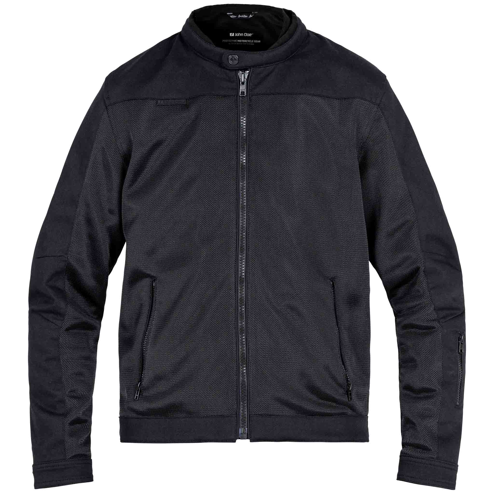 John Doe Aero Mesh Jacke schwarz XS - Motorradbekleidung - Motorradjacken