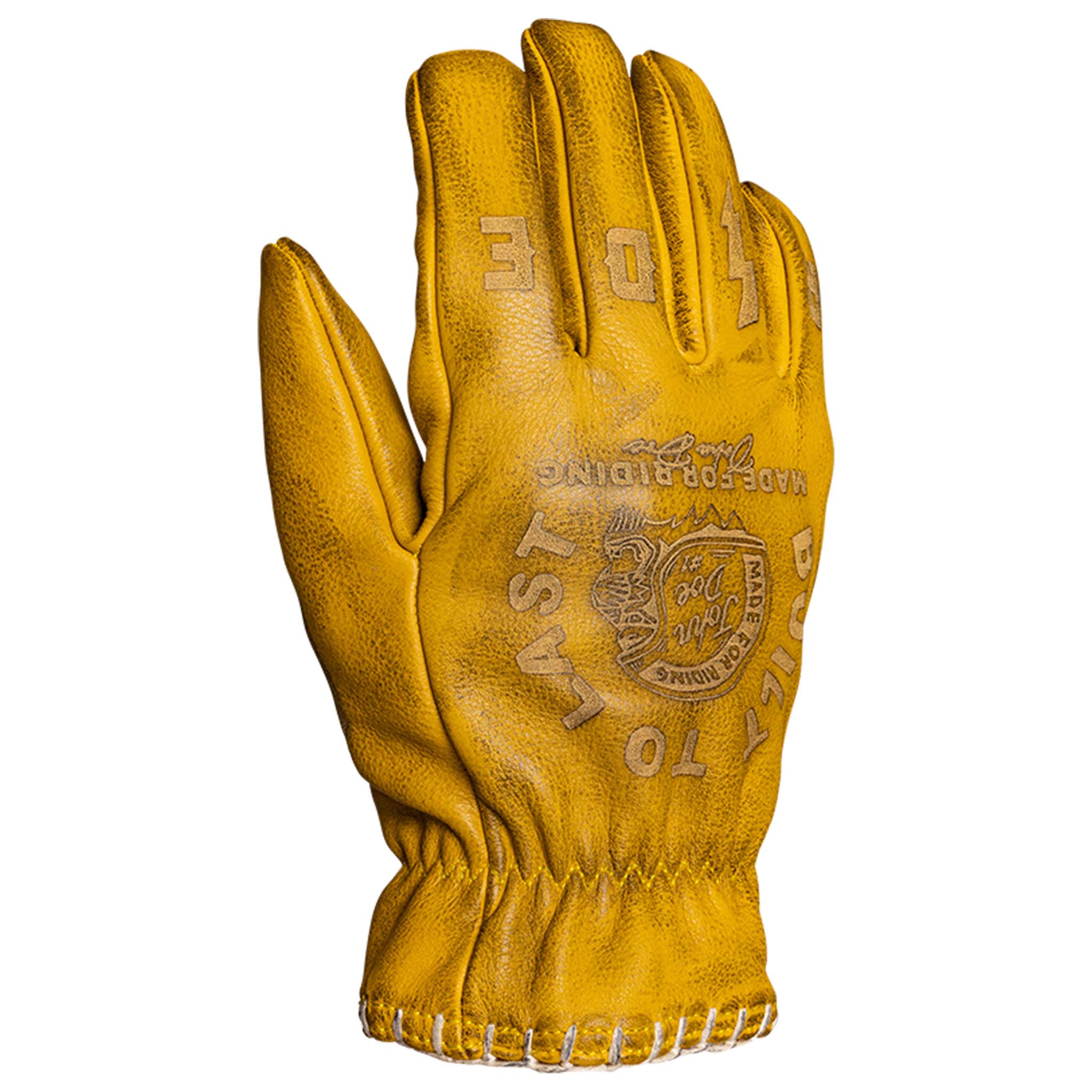 John Doe Coyote Handschuhe gelb/grau 3XL - Motorradbekleidung - Café Racer Motorradbekleidung