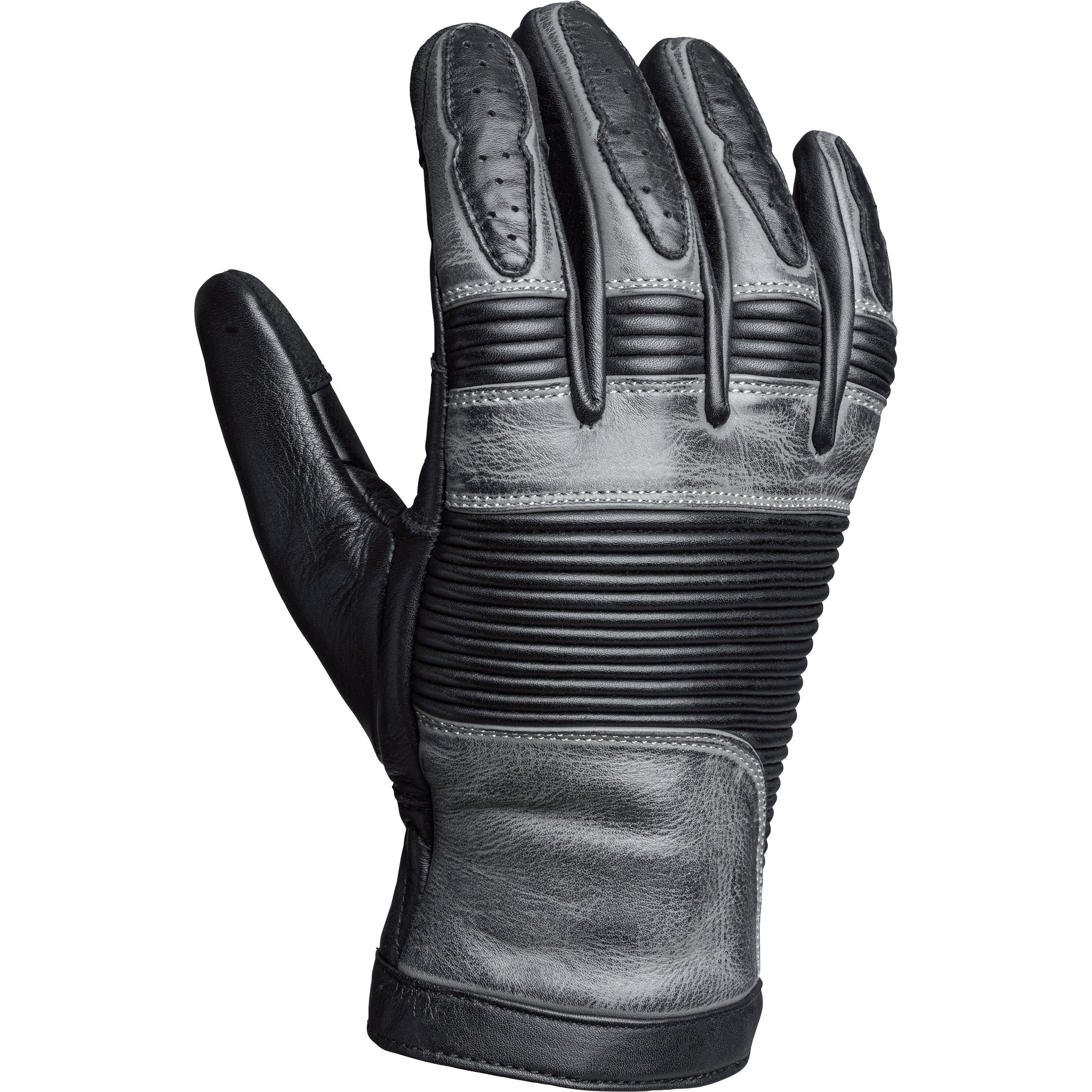 John Doe Durango Handschuh grau M - Motorradbekleidung - Café Racer Motorradbekleidung