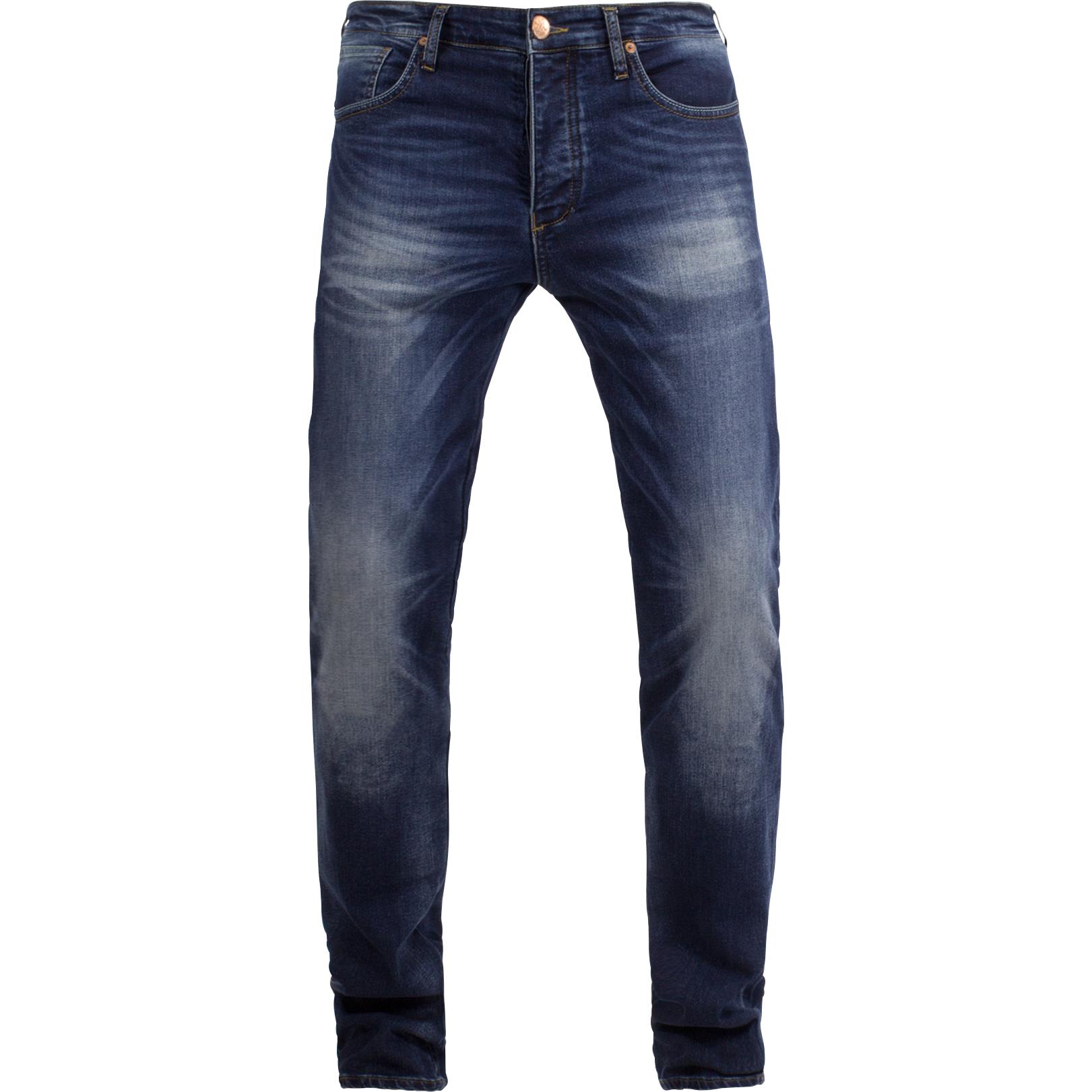 John Doe Ironhead Mechanix Jeans dark blue used 34/34 - Motorradbekleidung - Motorradhosen