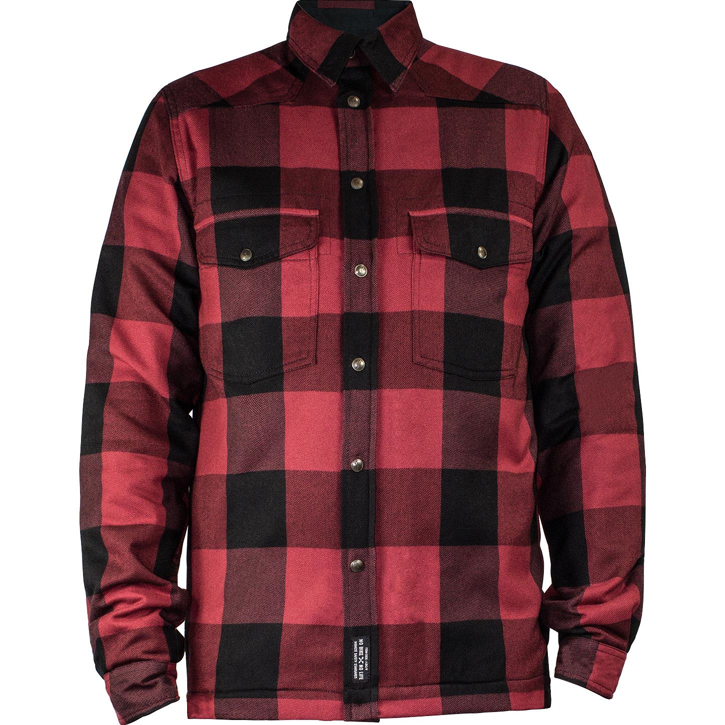 John Doe Lumberjack Motoshirt Jacke rot XL - Motorradbekleidung - Motorradjacken