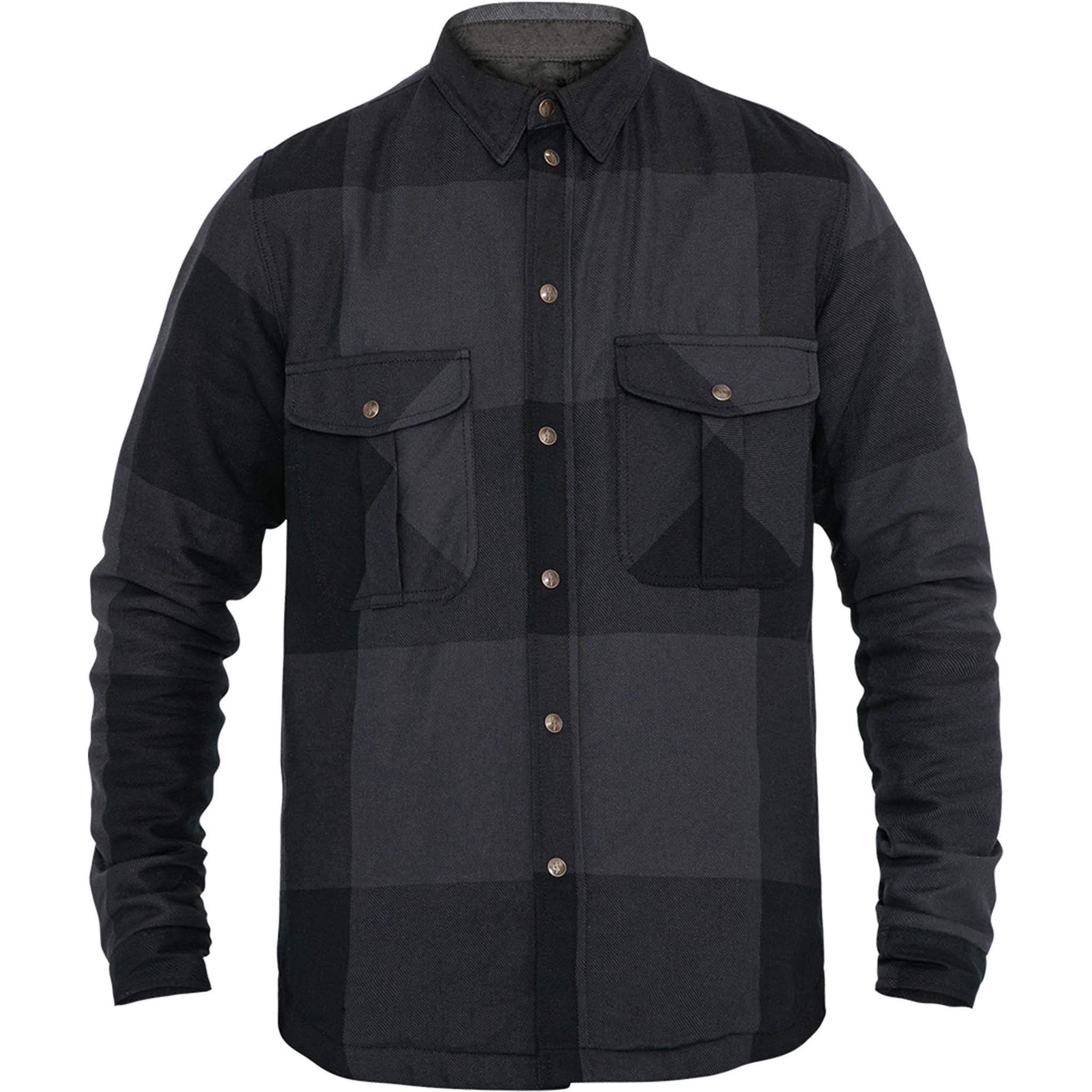John Doe Motoshirt XTM Big Block grau/schwarz S - Motorradbekleidung - Motorradjacken