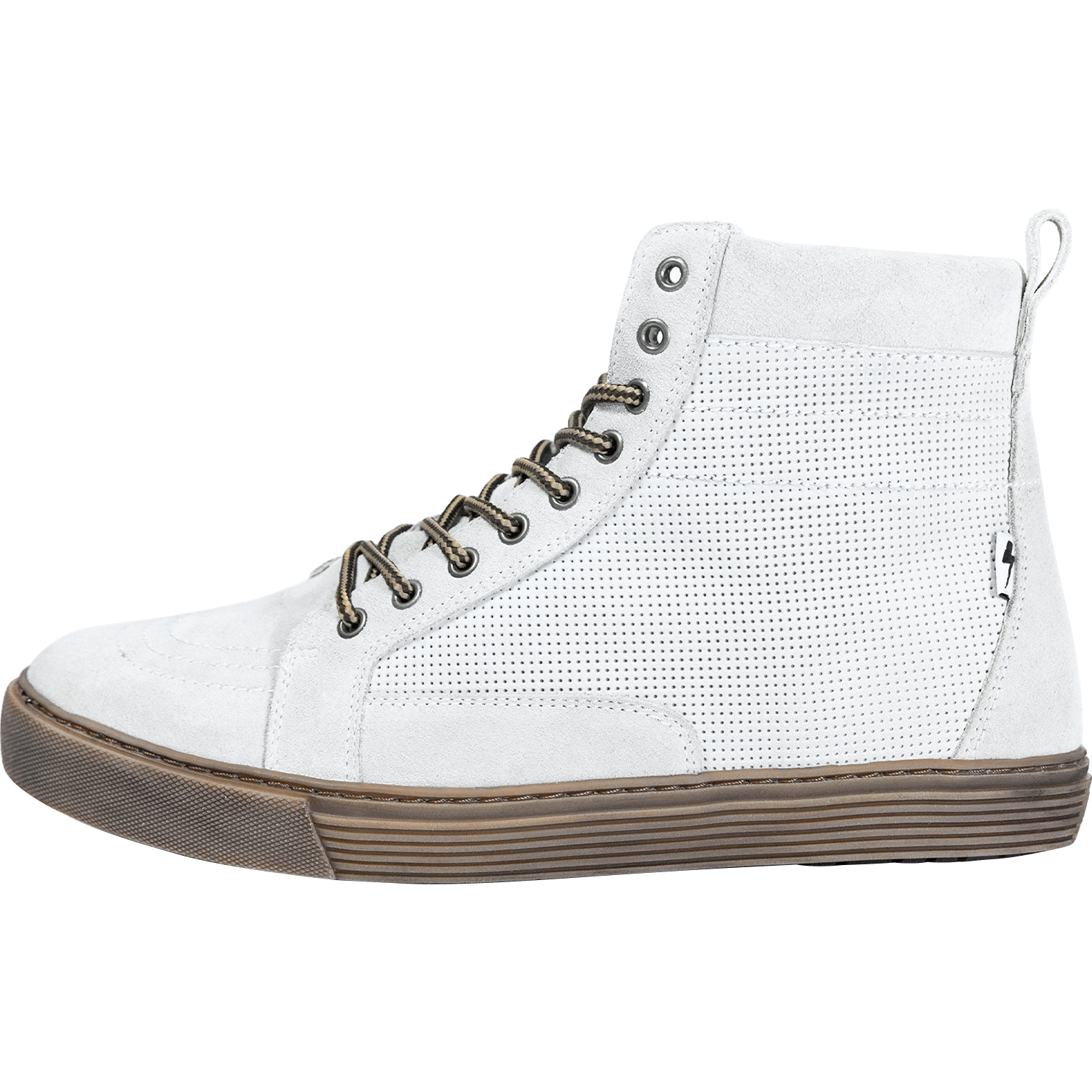 John Doe Neo Sneaker Motorradschuhe weiß/braun 43.5 - Motorradbekleidung - Chopper Motorradbekleidung