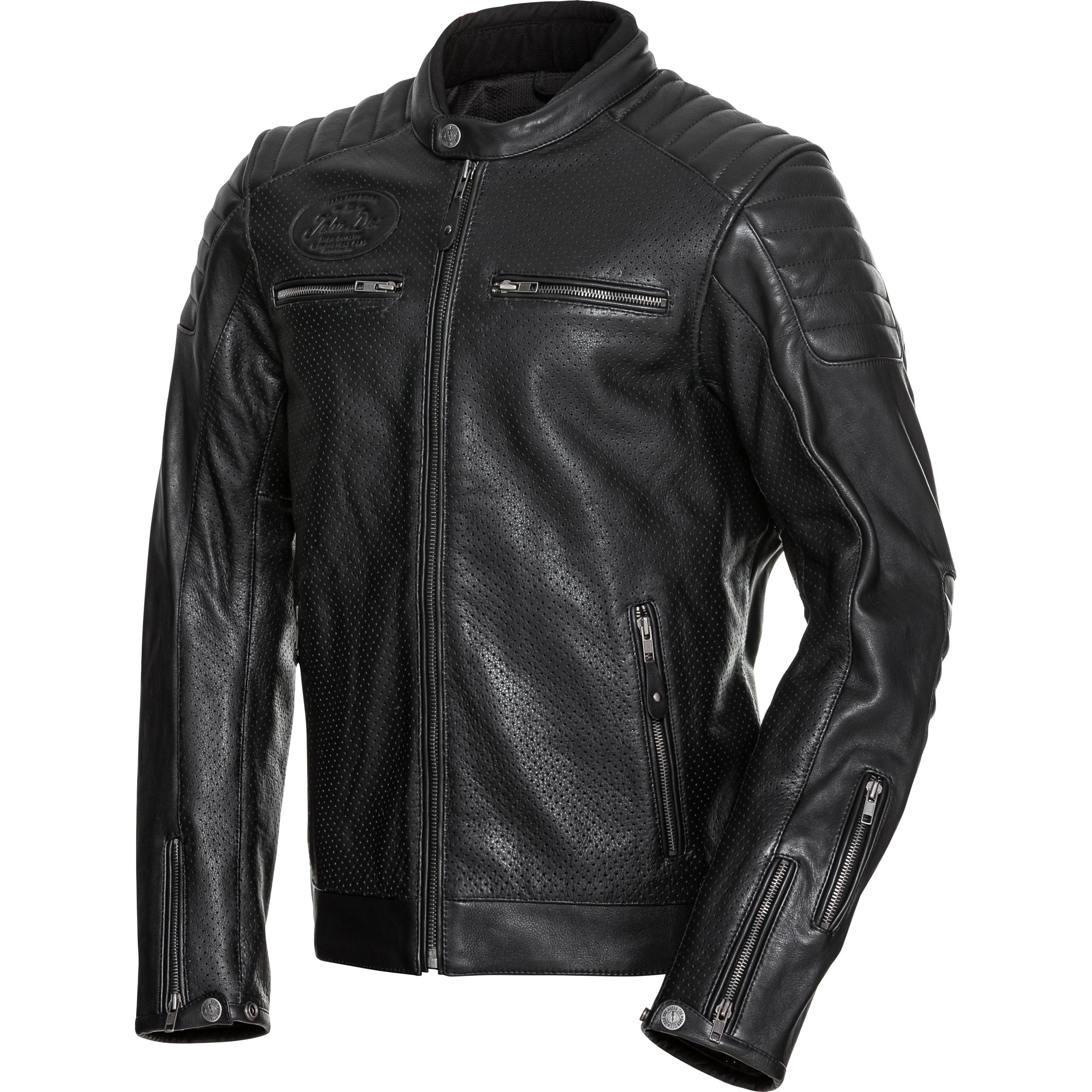 John Doe Storm Lederjacke schwarz XL - Motorradbekleidung - Motorradjacken