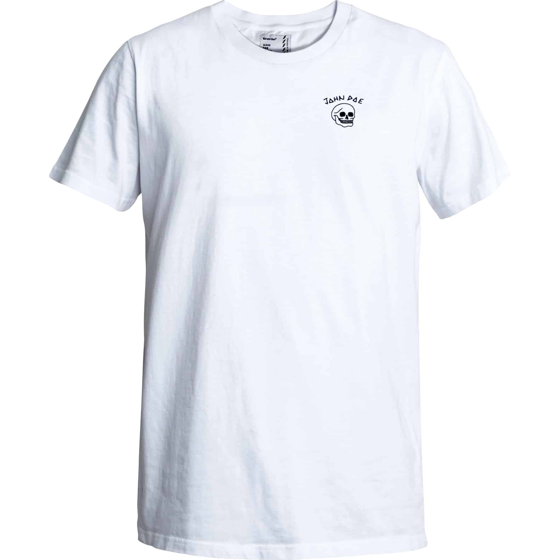 John Doe T-Shirt Live Fast Skull weiß L - Motorradbekleidung - Freizeitbekleidung