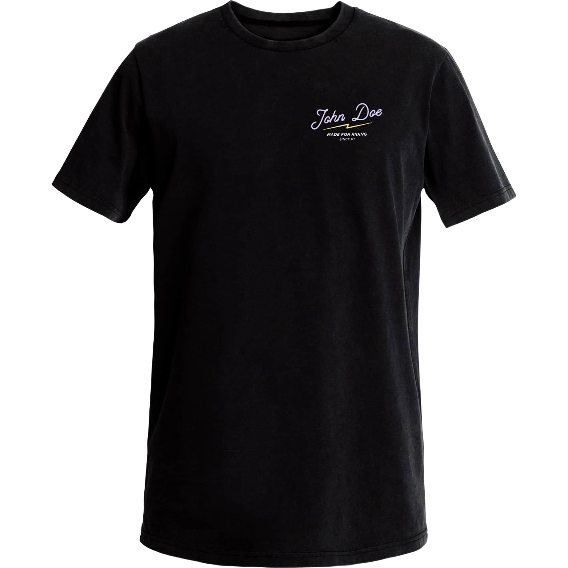 John Doe T-Shirt Wave schwarz S - Motorradbekleidung - Freizeitbekleidung