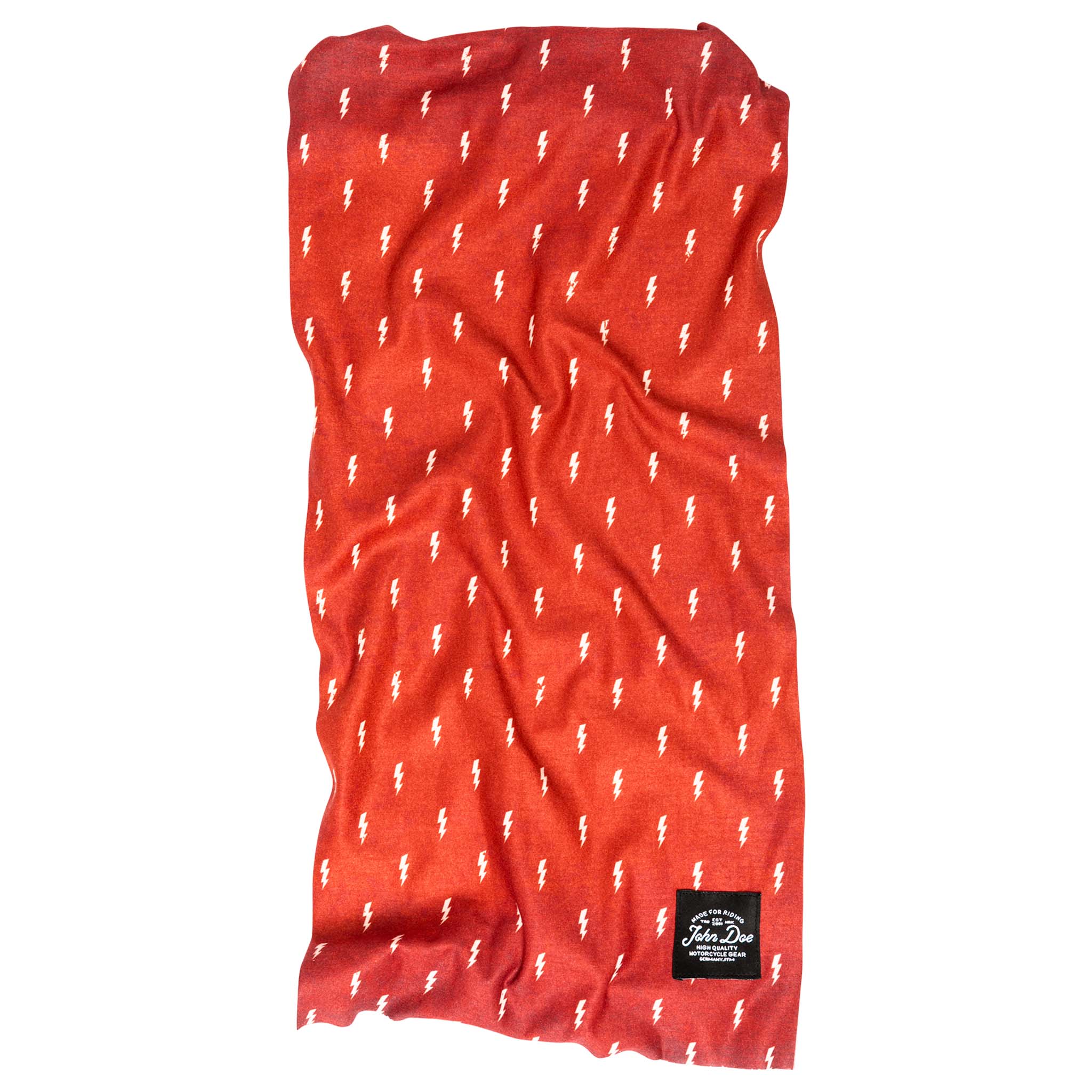 John Doe Tube Classic Flash Halstuch rot - Motorradbekleidung - Wetterschutzkleidung