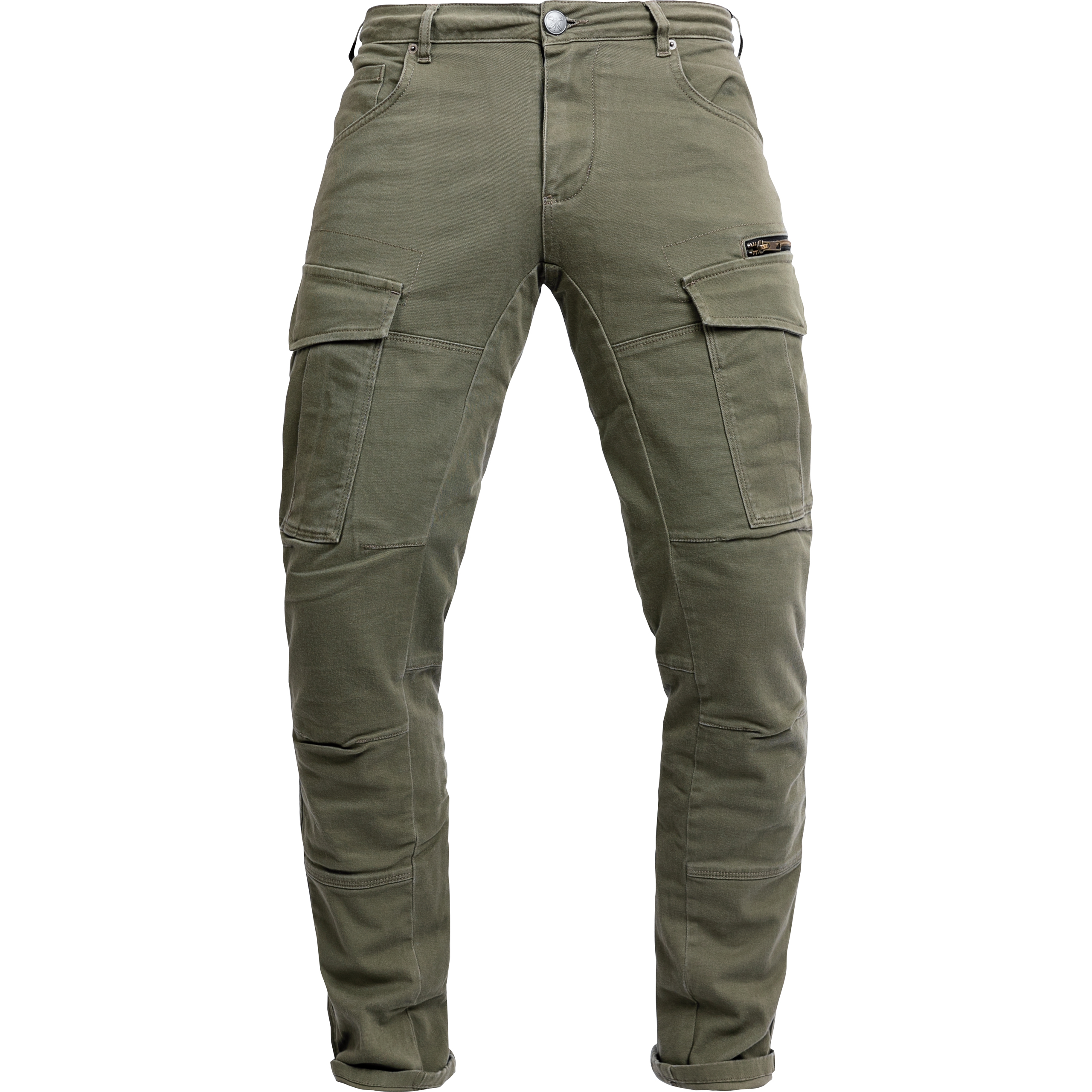 John Doe XTM Stroker Cargo Motorradhose olive 31/34 - Motorradbekleidung - Motorradhosen