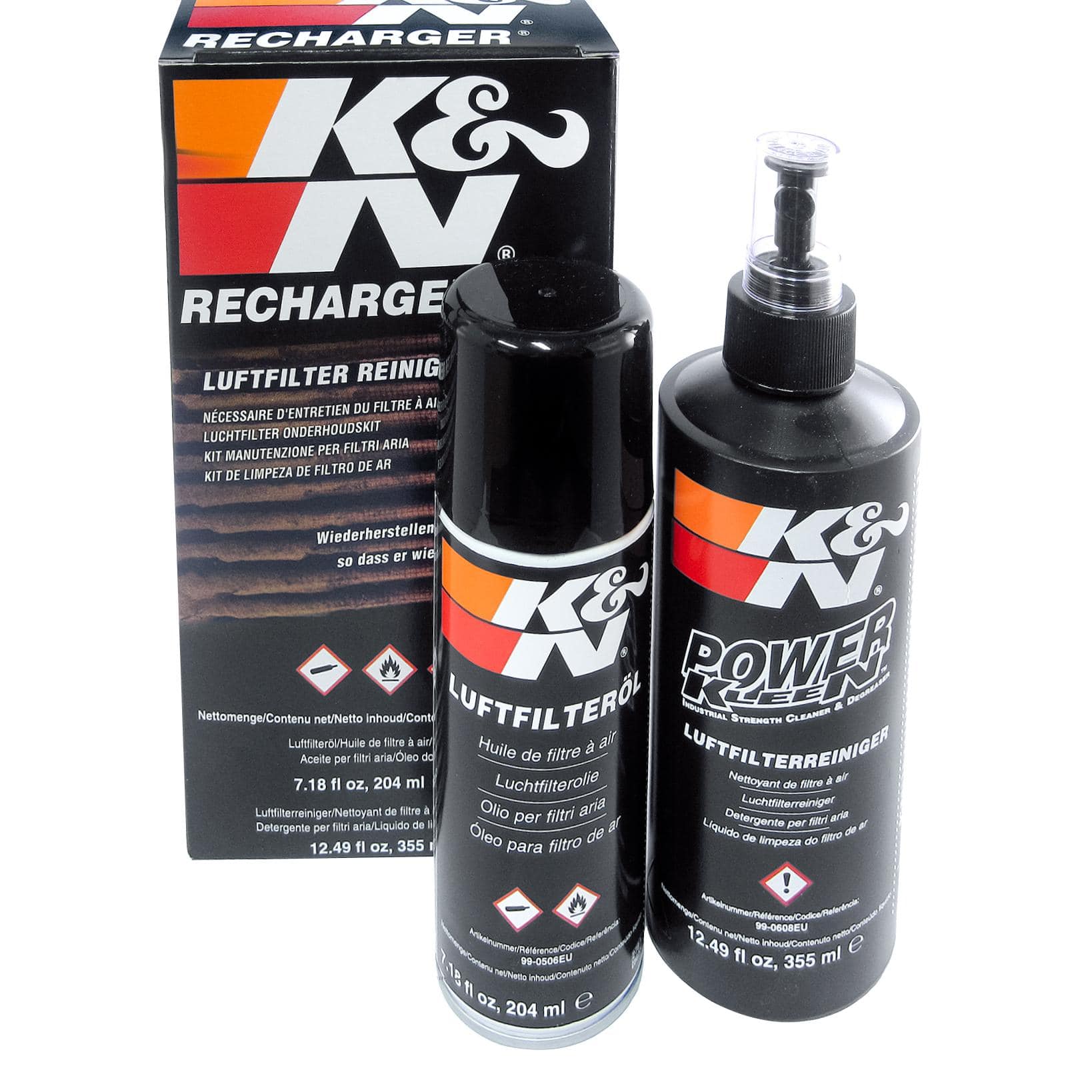 K&N Luftfilterreinigungskit 99-5003EU - Motorradteile & Ersatzteile - Filter & Schläuche