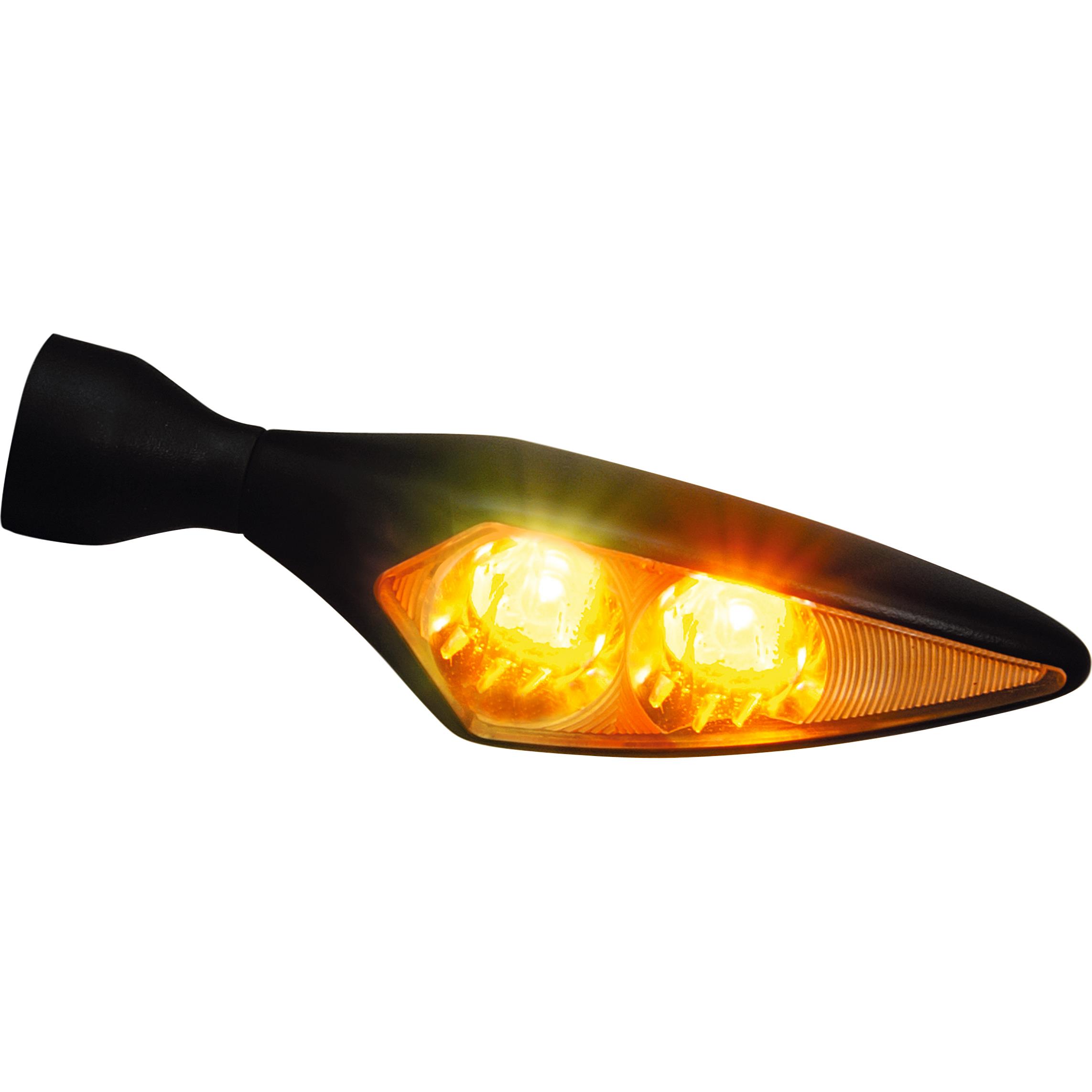 Kellermann LED Blinker M8 micro 1000 Rhombus Extreme VL/HR schwarz - Motorradteile & Ersatzteile - Beleuchtung