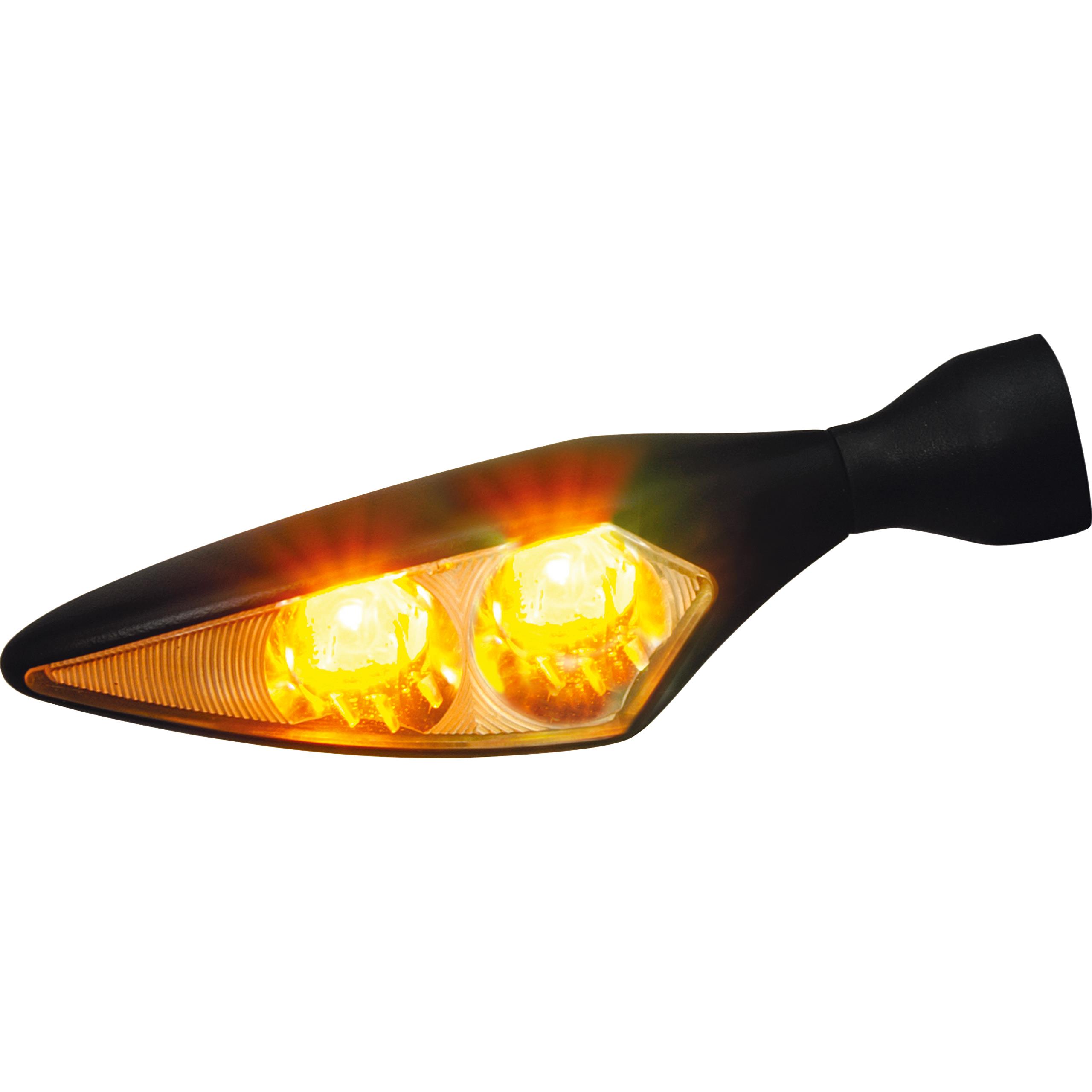 Kellermann LED Blinker M8 micro 1000 Rhombus Extreme VR/HL schwarz - Motorradteile & Ersatzteile - Beleuchtung