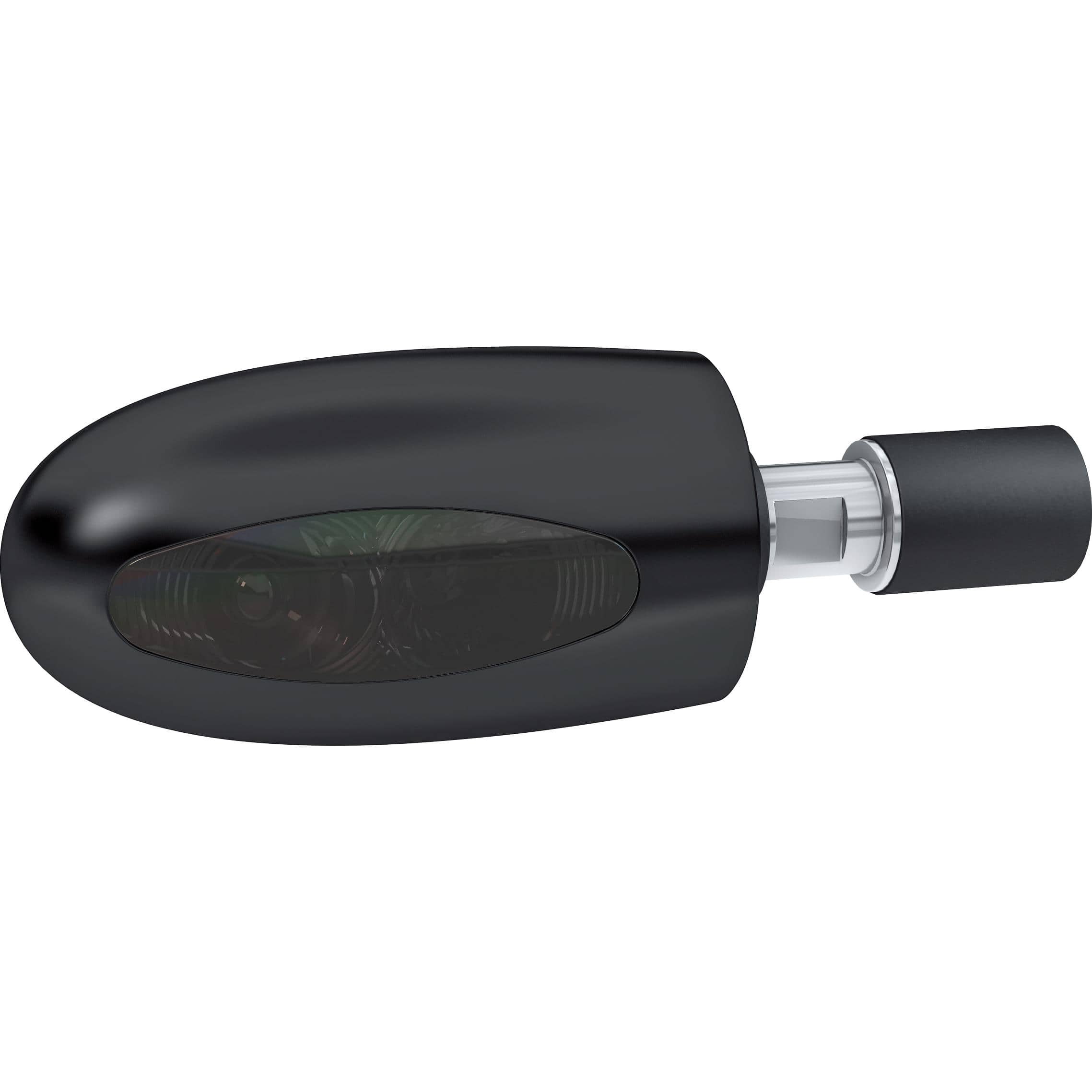 Kellermann LED Lenkerendenblinker BL1000 Dark schwarz mit getönten Glas - Motorradteile & Ersatzteile - Beleuchtung