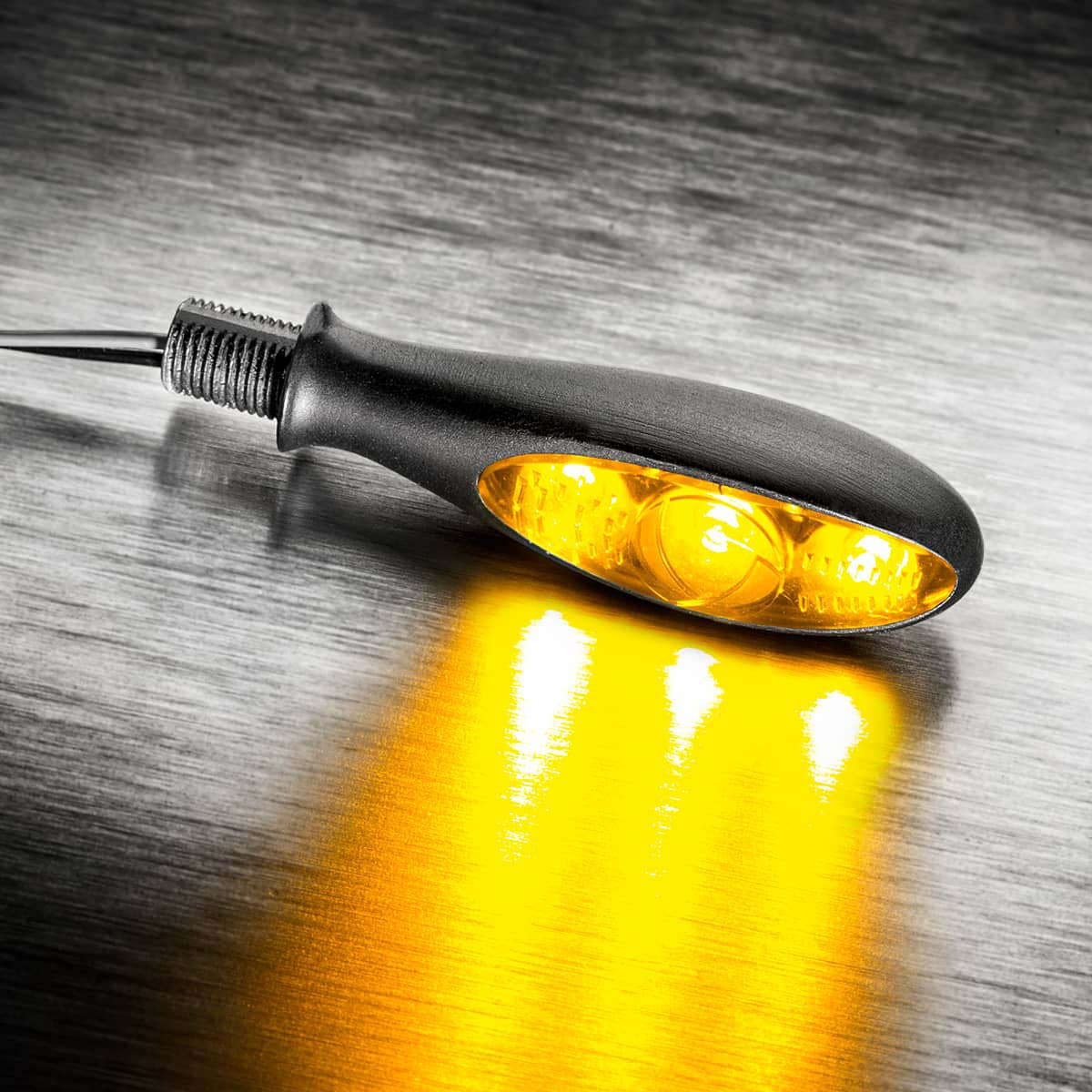 Kellermann LED Metall Blinker M5 Micro S Dark - Motorradteile & Ersatzteile - Beleuchtung