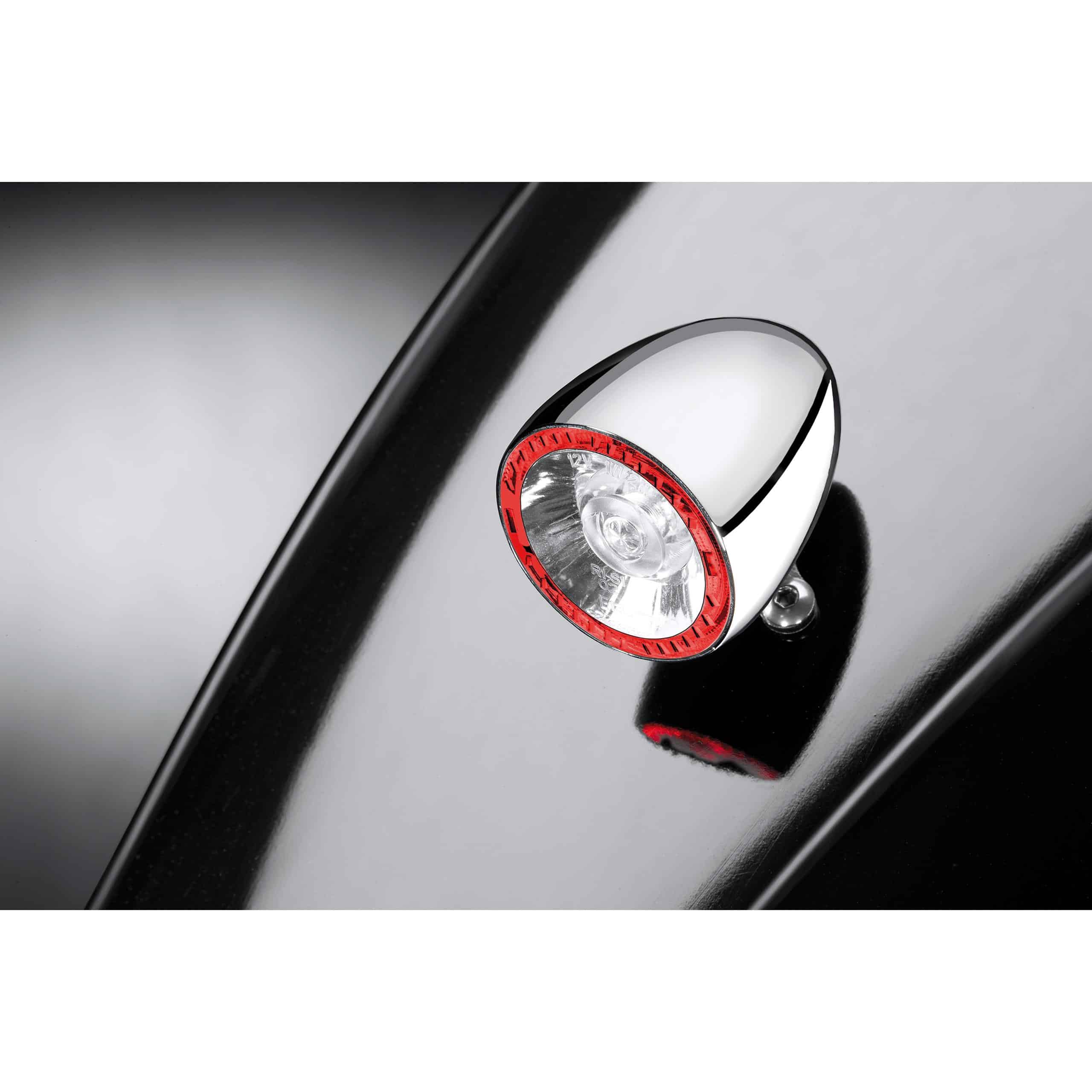 Kellermann LED Metall Brems-/Rücklicht Bullet 1000® RB Ø39mm chrom - Motorradteile & Ersatzteile - Beleuchtung
