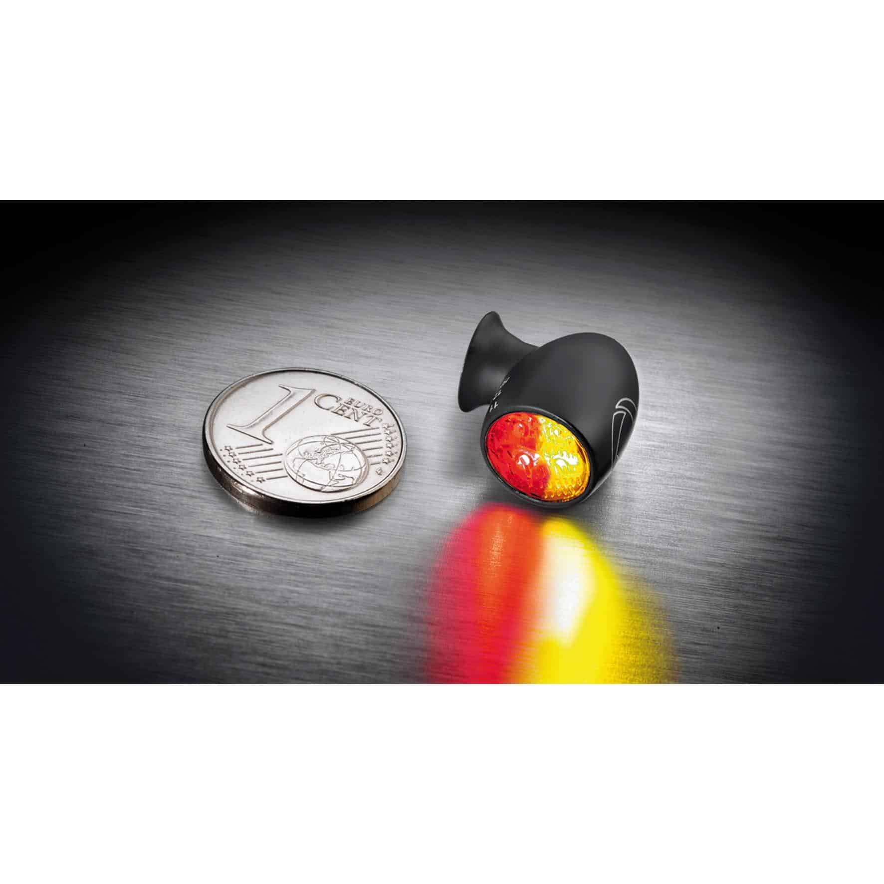 Kellermann LED Metall Rücklicht/Blinker M5 Atto® DF schwarz - Motorradteile & Ersatzteile - Beleuchtung
