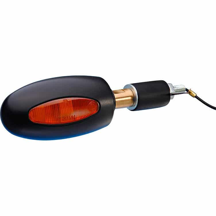 Kellermann Lenkerendenblinker BL 1000 Halogen 12V/H21W Alu schwarz - Motorradteile & Ersatzteile - Beleuchtung
