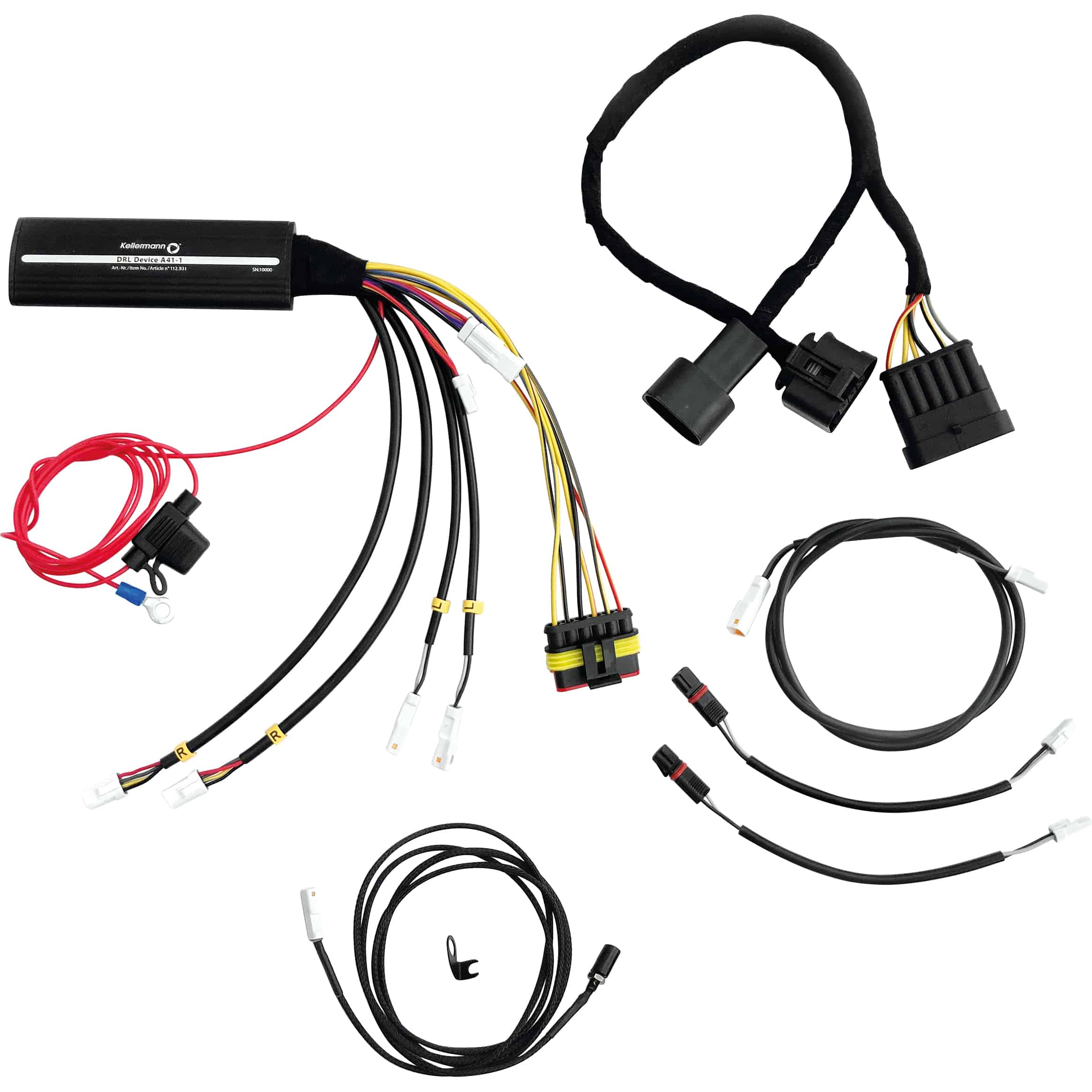 Kellermann Technikset für Dayron®i für BMW R 1250 GS Halogen 3 Kabel 6- - Motorradteile & Ersatzteile - Beleuchtung