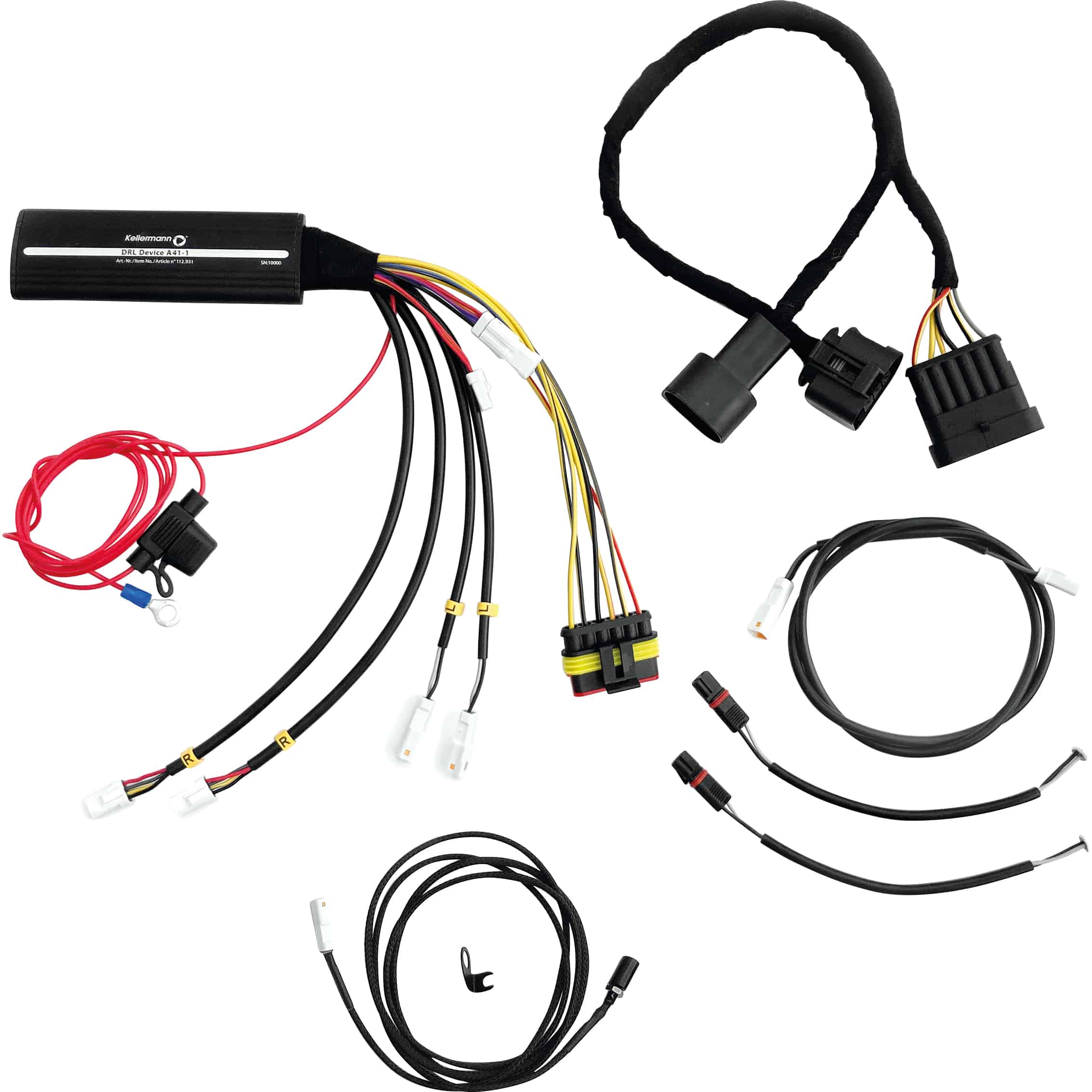 Kellermann Technikset für Dayron®i für BMW R 1250 GS Halogen 5 Kabel 6- - Motorradteile & Ersatzteile - Beleuchtung