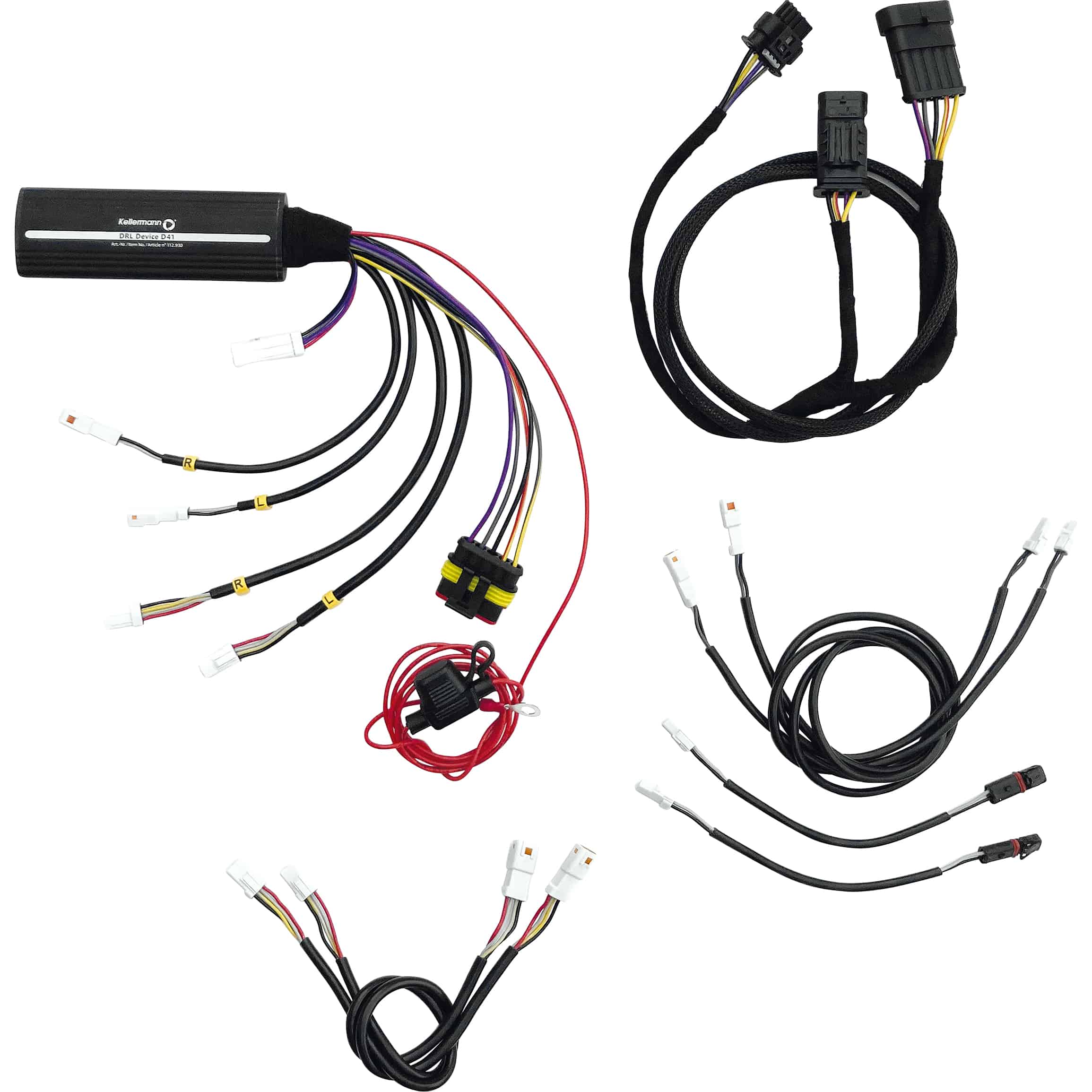 Kellermann Technikset für Dayron®i für BMW R nineT 2019- mit OEM-TFL - Motorradteile & Ersatzteile - Beleuchtung