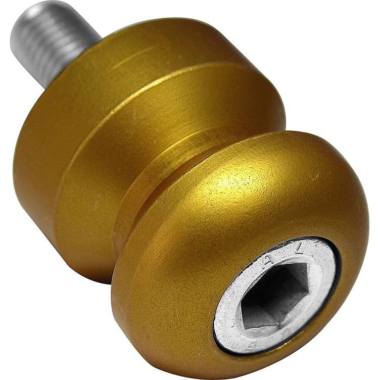 Kern-Stabi Pad Adapterrollen Paar M10x1.25/M10x1.5 gold - Motorradzubehör - Aufbockvorrichtungen