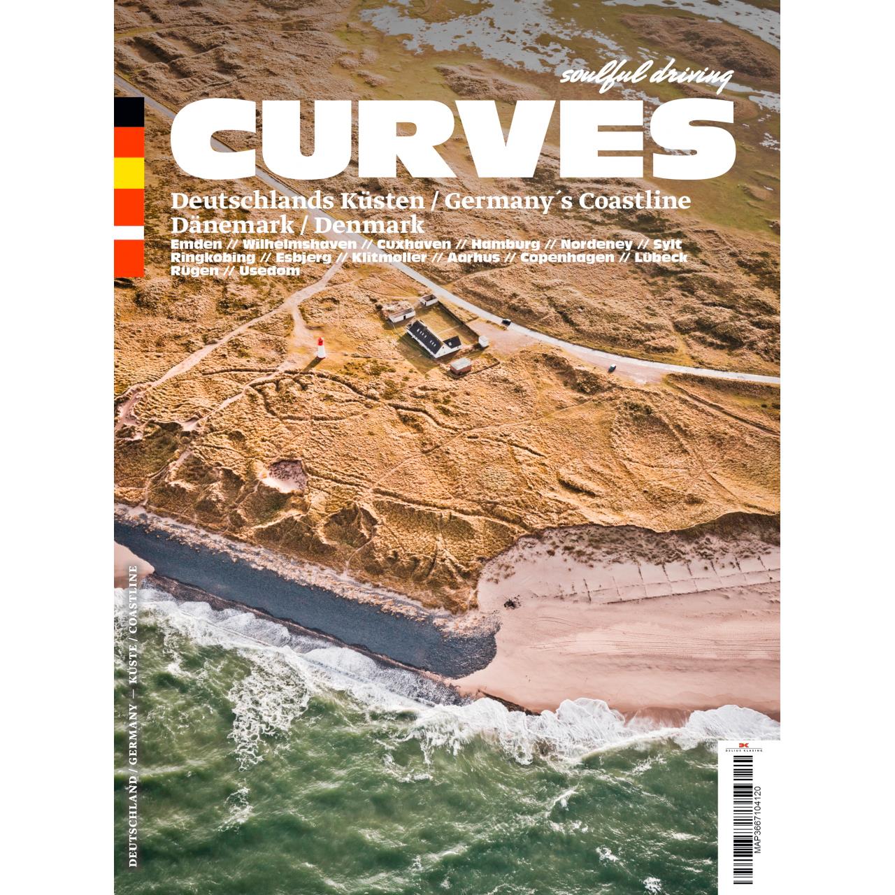 Klasing-Verlag CURVES Deutschlands Küsten und Dänemark Band 9 - Motorradzubehör - Reisen & Outdoor