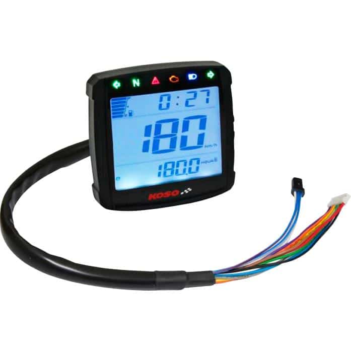 Koso XR-S 01 digitaler Tacho mit Kontrollleuchten - Motorradteile & Ersatzteile - Tacho & Instrumente