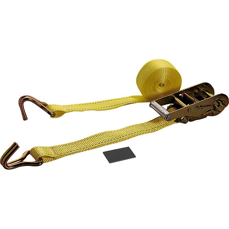 Kraftmann Haken-Spanngurt 38mm mit Ratsche 10 kN (210 kg) 6 Meter - Motorradzubehör - Transport