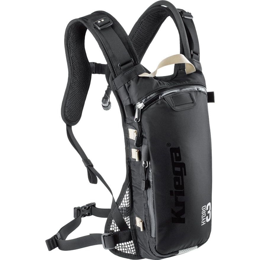 Kriega Trinkrucksack Hydro-3 3 Liter schwarz - Motorradzubehör - Motorradgepäck