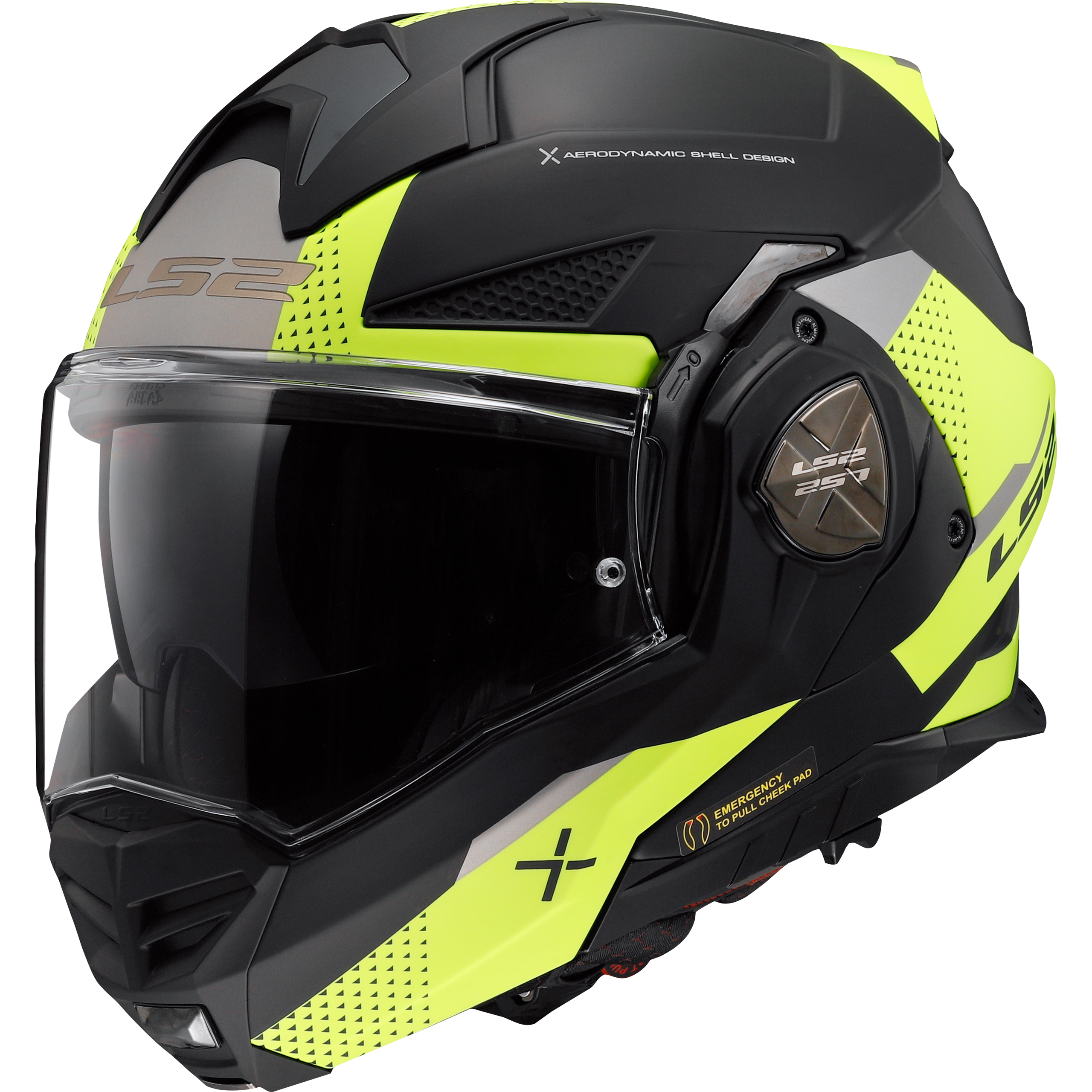 LS2 FF901 Advant X Oblivion mattschwarz/neongelb XXL - Helme & Brillen - Touring Helme & Brillen