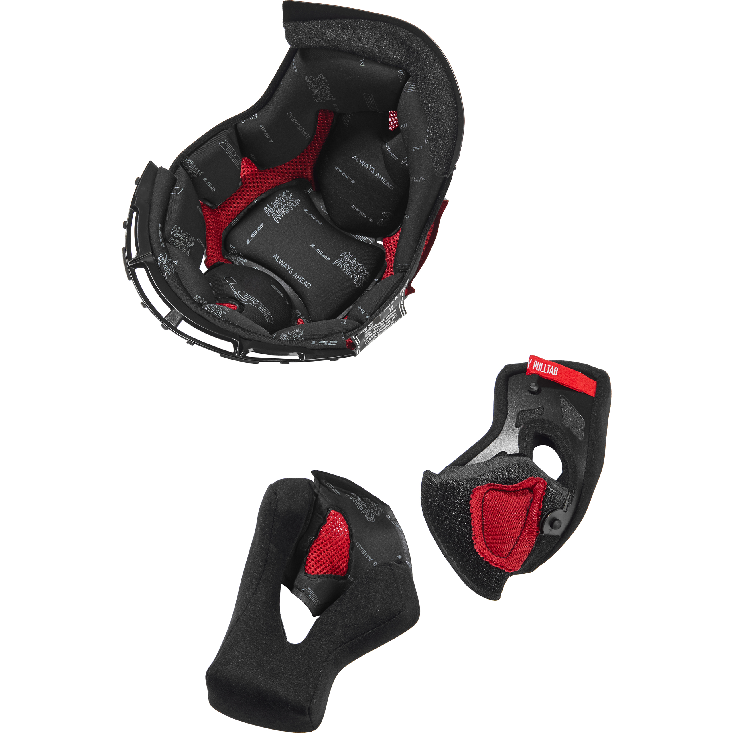 LS2 Wangen- und Innenpolster Set Challenger S - Helme & Brillen - Motorradhelme Zubehör