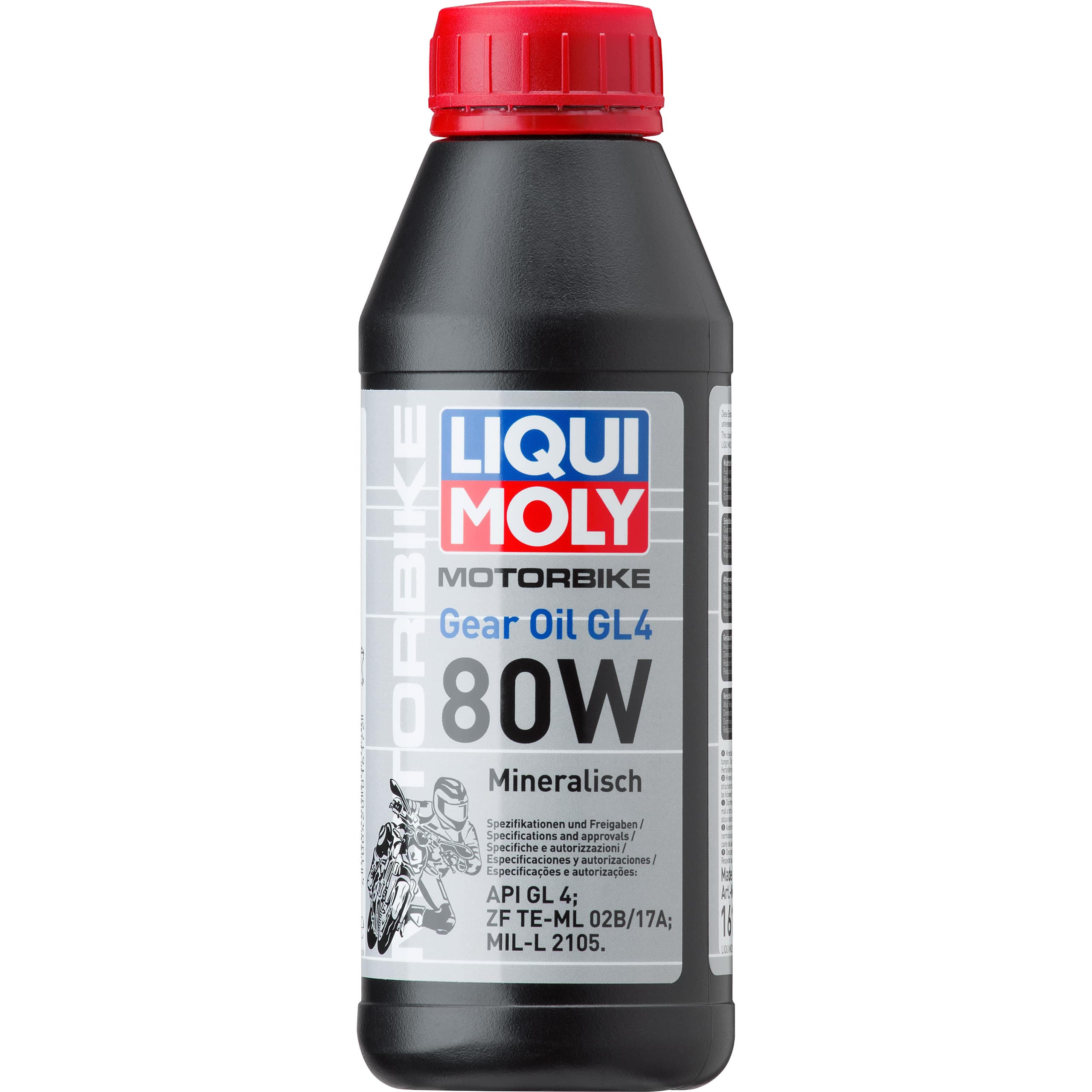 Liqui Moly Getriebeöl Motorbike Gear Oil 80W GL4 500 ml - Motorradzubehör - Öle & Schmiermittel