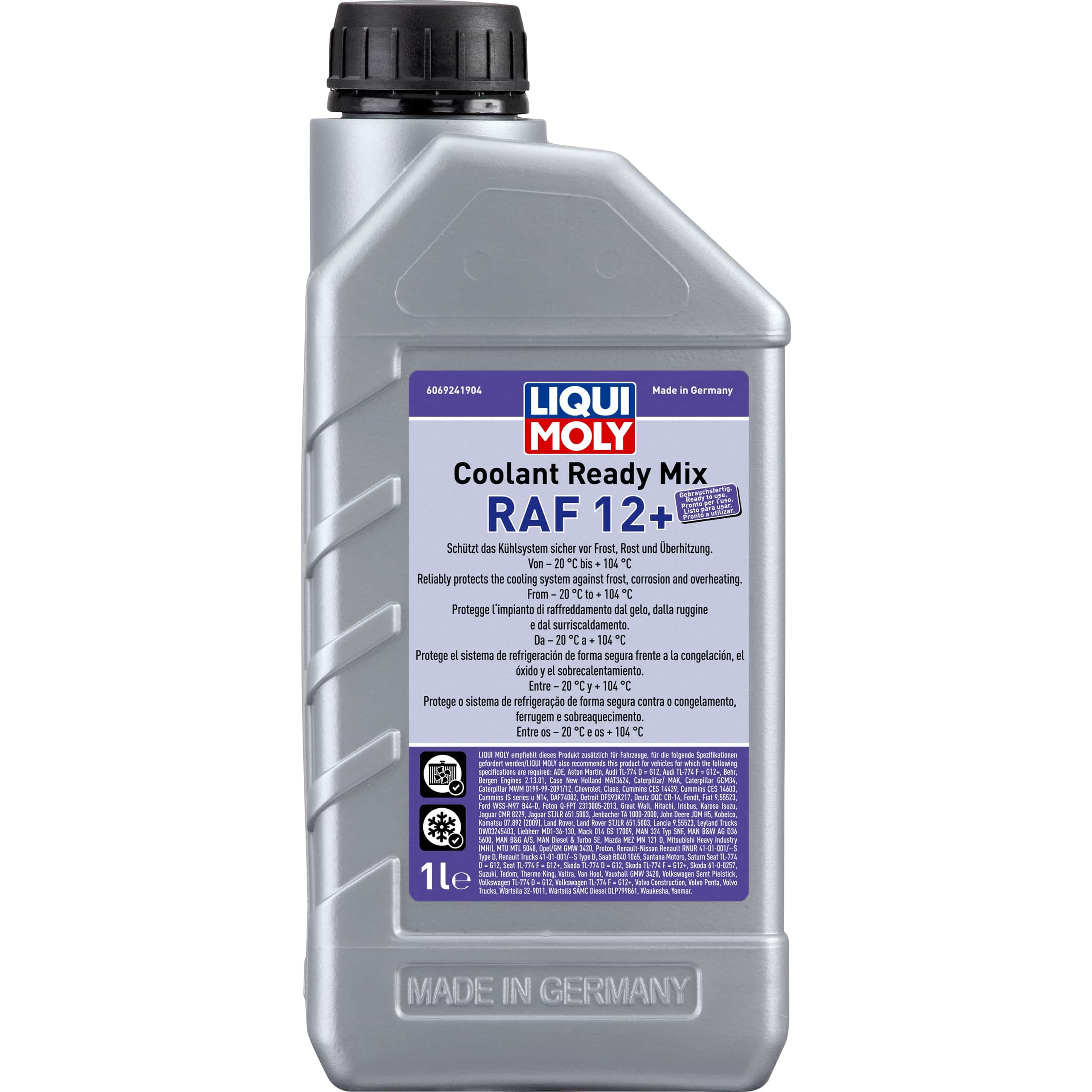 Liqui Moly Kühlflüssigkeit RAF12 Plus silikatfrei 1000ml - Motorradzubehör - Öle & Schmiermittel