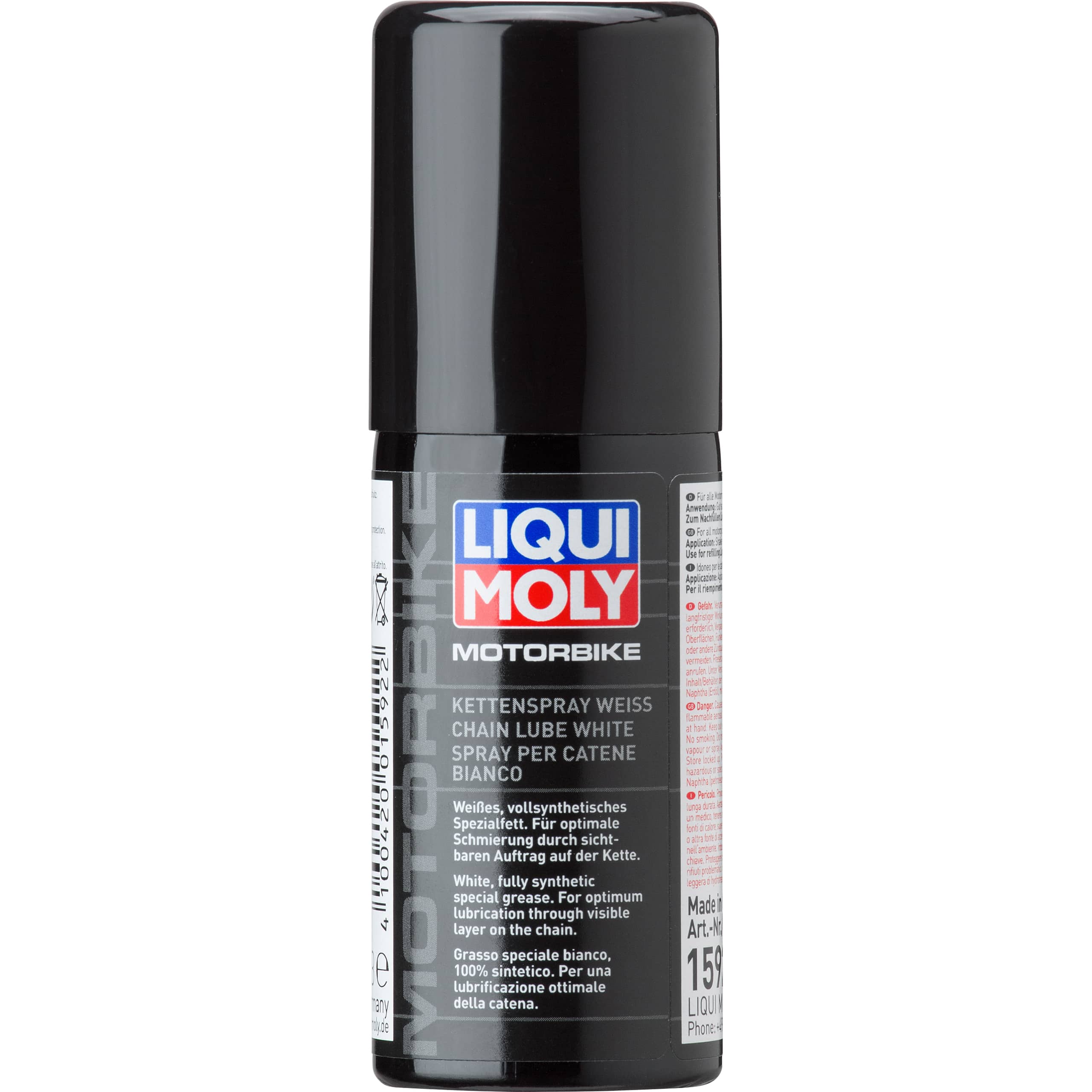 Liqui Moly Motorbike Kettenspray weiß 50 ml - Motorradzubehör - Öle & Schmiermittel