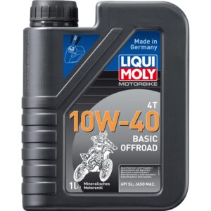 Liqui Moly Motoröl Motorbike 4T 10W-40 Basic Offroad 1 Liter - Motorradzubehör - Öle & Schmiermittel