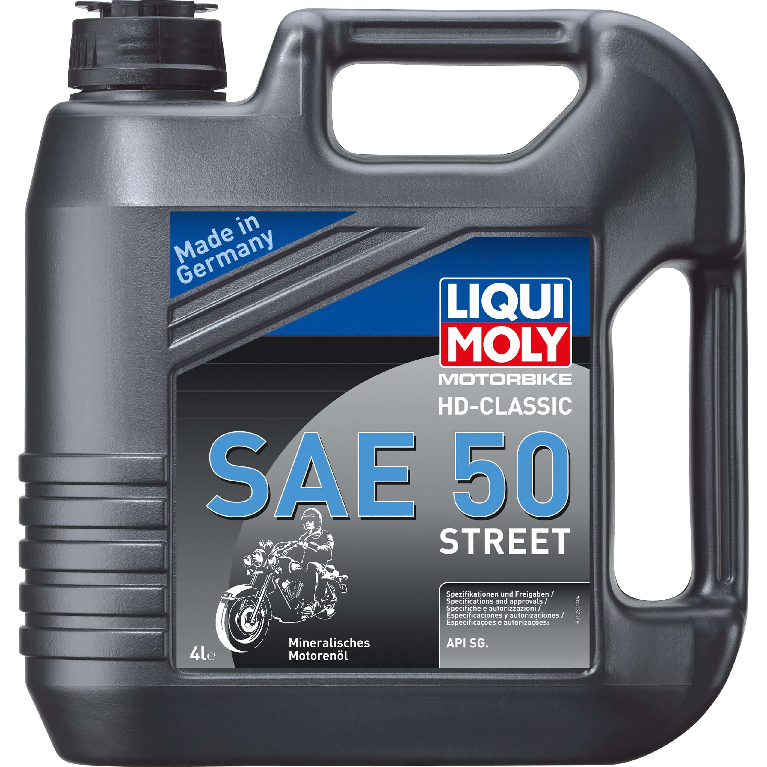 Liqui Moly Motoröl Motorbike 4T HD-Classic SAE 50 Street 4 Liter - Motorradzubehör - Öle & Schmiermittel