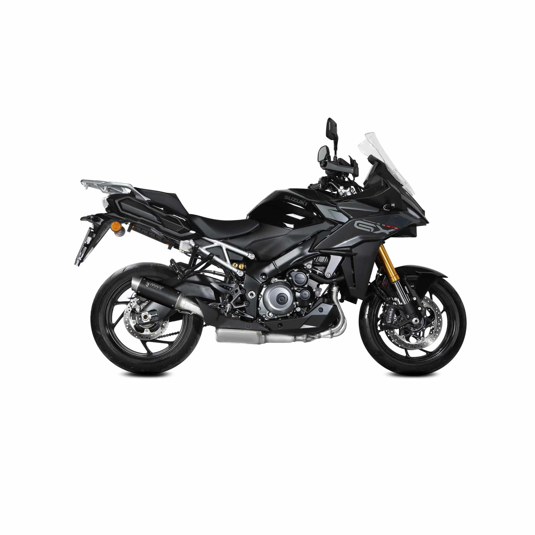 MIVV Auspuff GP Pro schwarz für Suzuki GSX-S 1000 GX - Motorradteile & Ersatzteile - Auspuff