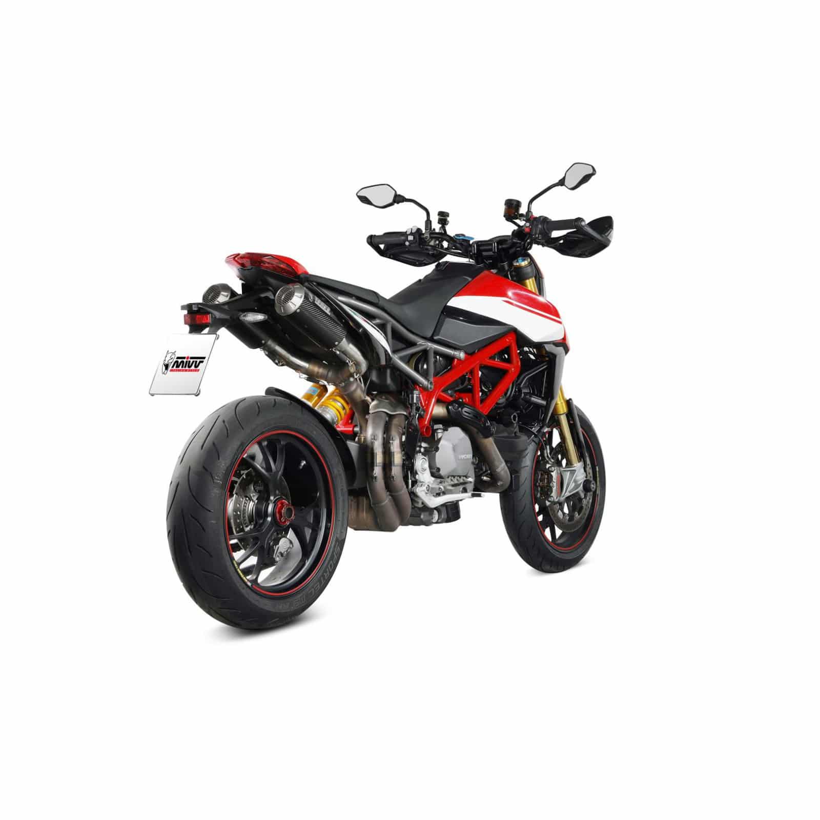 MIVV Auspuff MK3 Carbon für Ducati Hypermotard 950 2019-2020 - Motorradteile & Ersatzteile - Auspuff