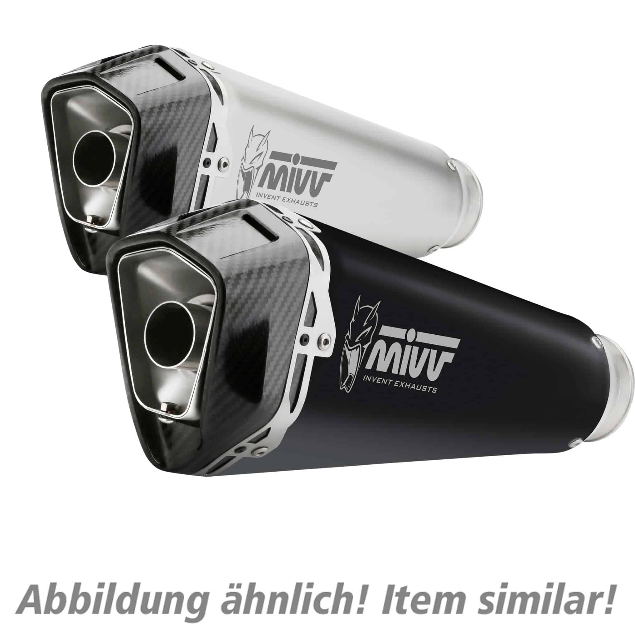 MIVV Delta Race Auspuff 3-1 Y.069.KDRX silber für Tracer 9 2021- - Motorradteile & Ersatzteile - Auspuff