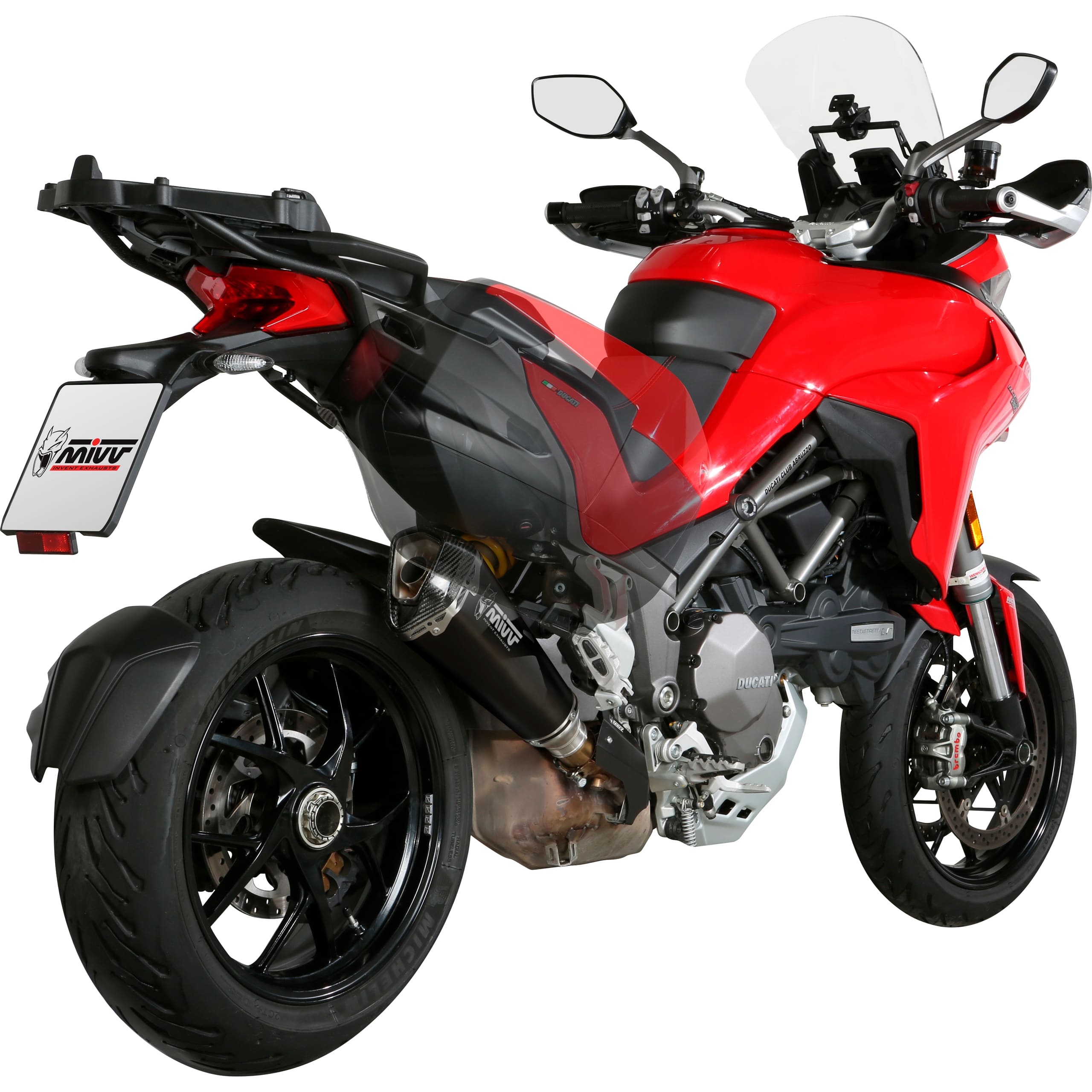 MIVV Delta Race Auspuff schwarz D.034.LDRB für Ducati Multistrada - Motorradteile & Ersatzteile - Auspuff